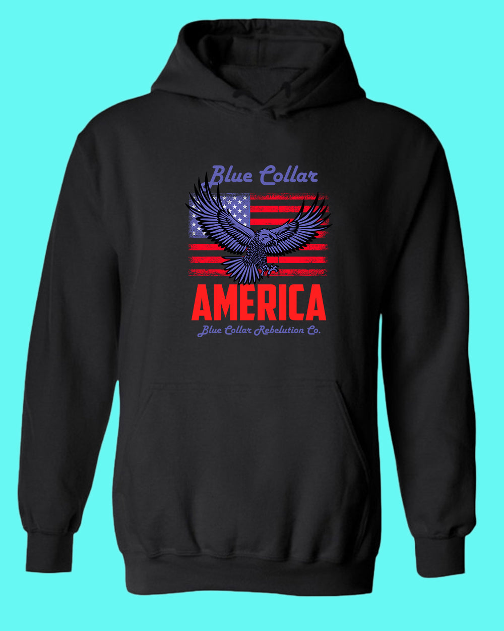 Blue Collar Rebelution hoodie america hoodie