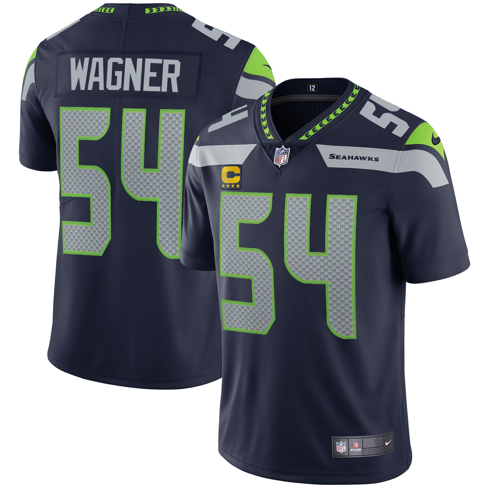 Bobby Wagner Men's Seattle Seahawks Vapor Royal Jersey - All Stitched