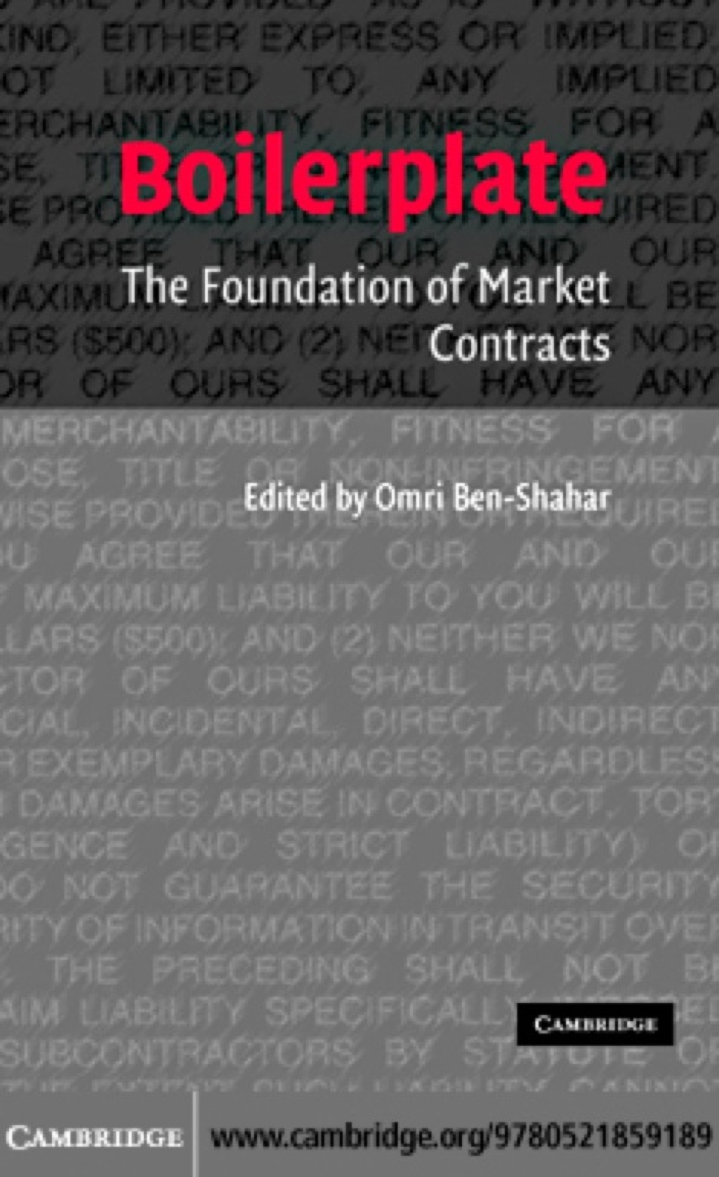 Boilerplate The Foundation of Market Contracts 1st Edition â€“ PDF/EPUB Version Downloadable
