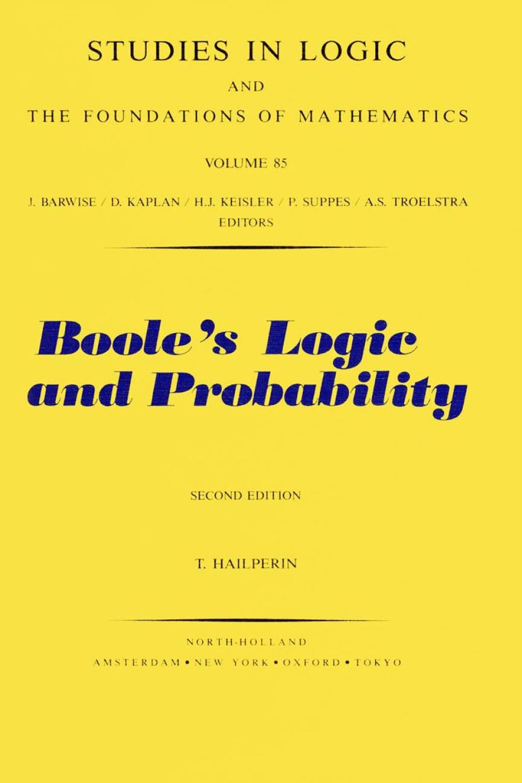 Boole's Logic and Probability: A Critical Exposition from the Standpoint of Contemporary Algebra, Logic and Probability Theory 2nd Edition â€“ PDF/EPUB Version Downloadable