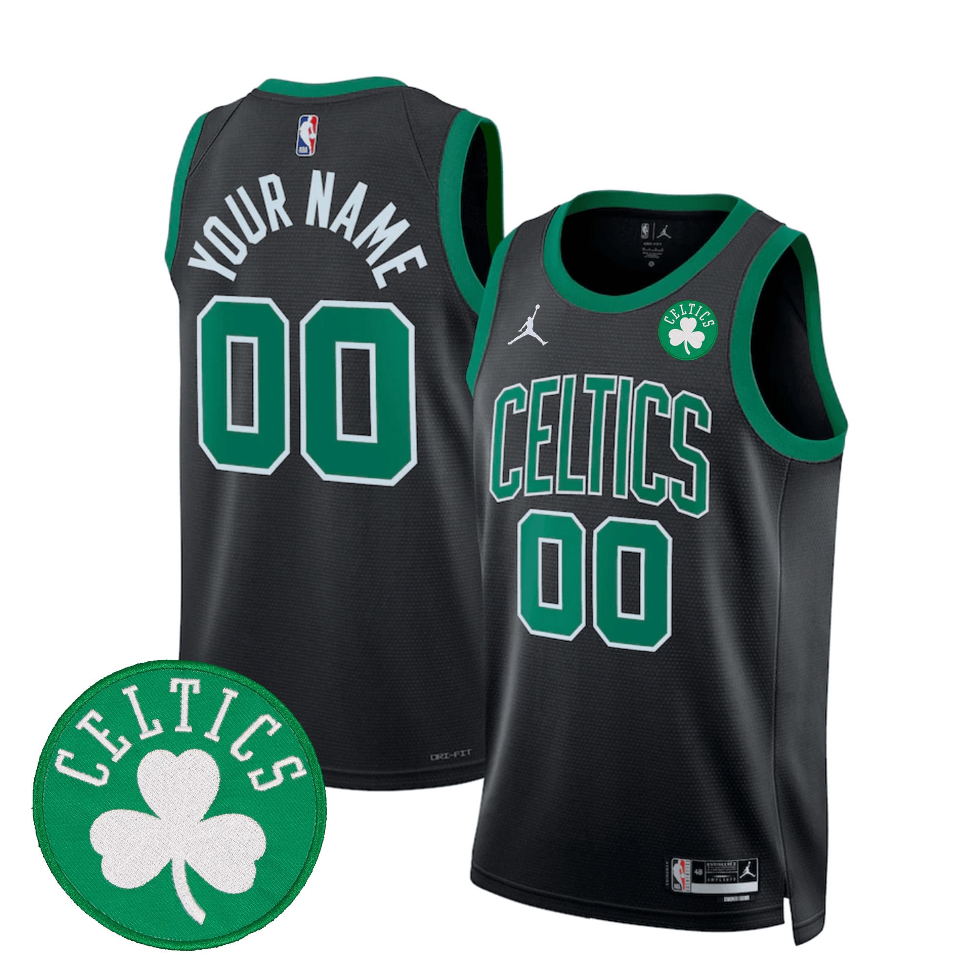 Boston Celtics Swingman Custom Jersey - All Stitched - Image 3