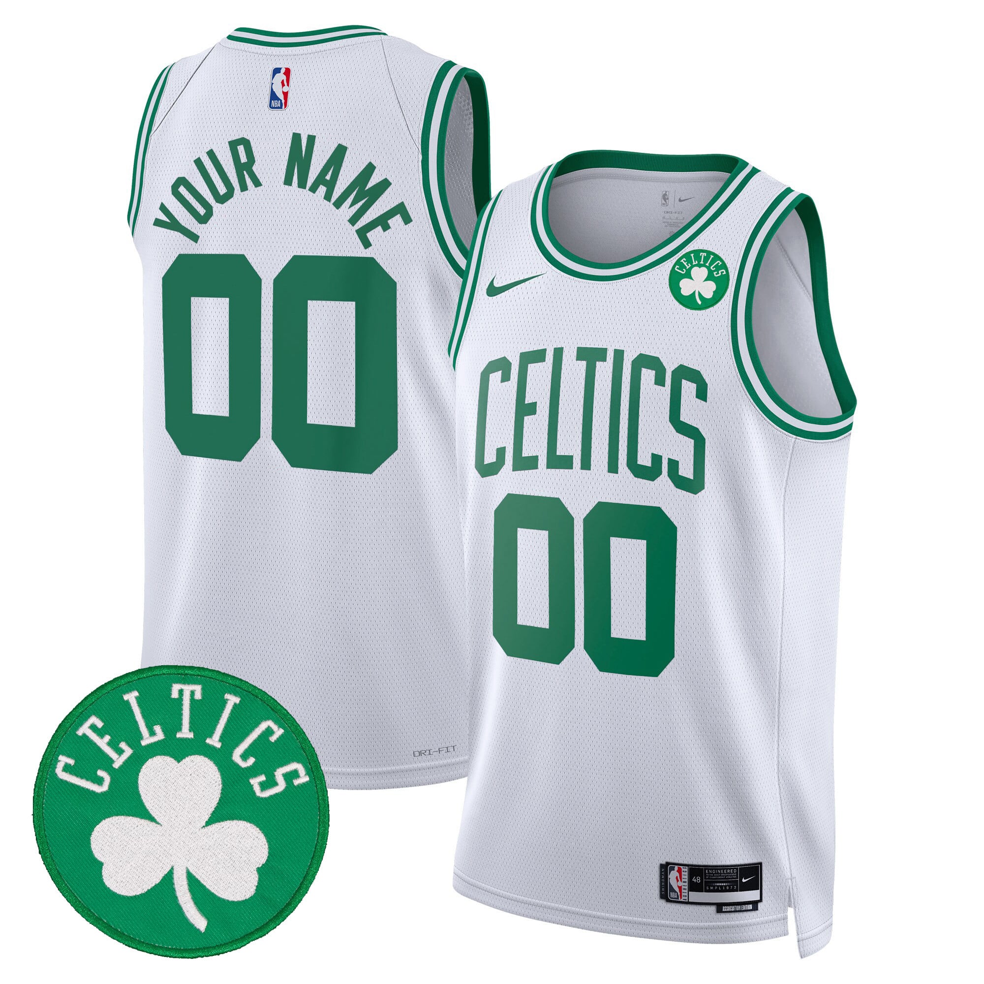 Boston Celtics Swingman Custom Jersey - All Stitched - Image 5