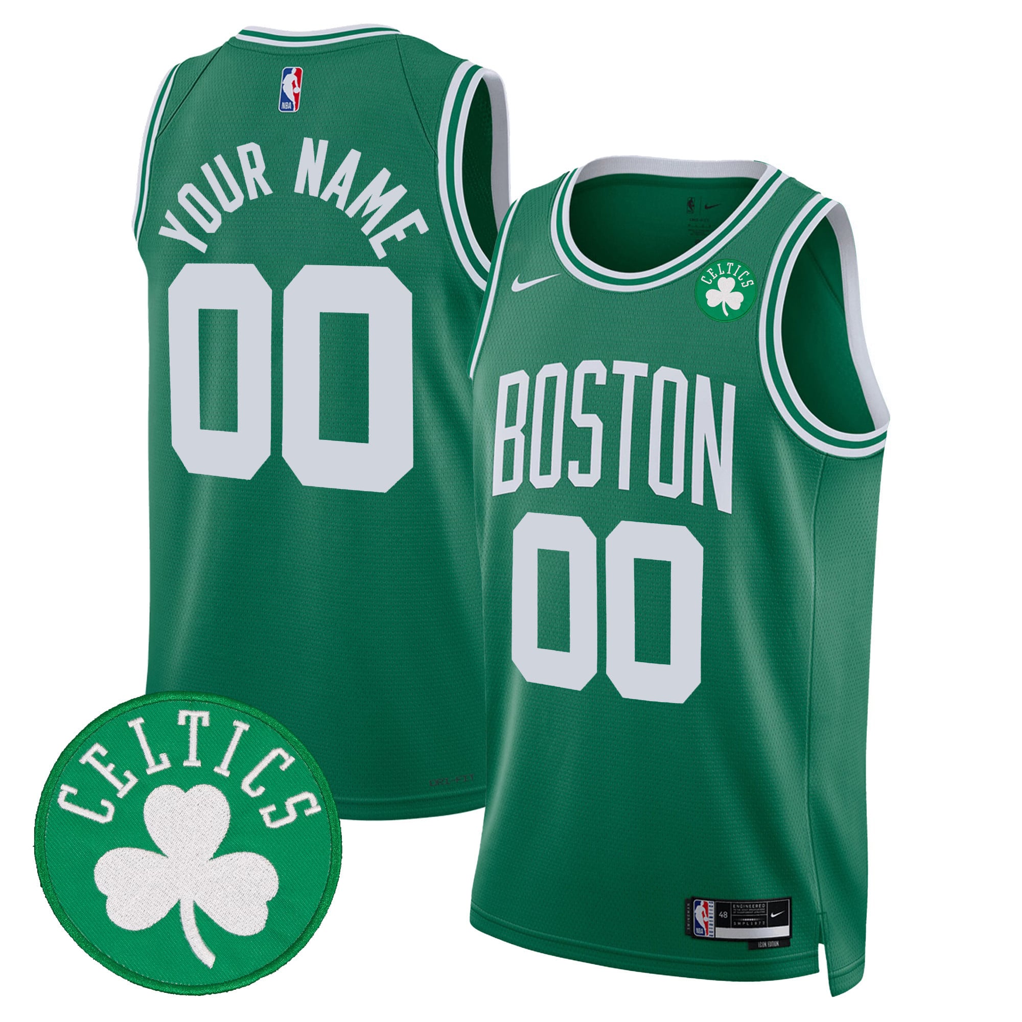 Boston Celtics Swingman Custom Jersey - All Stitched - Image 4
