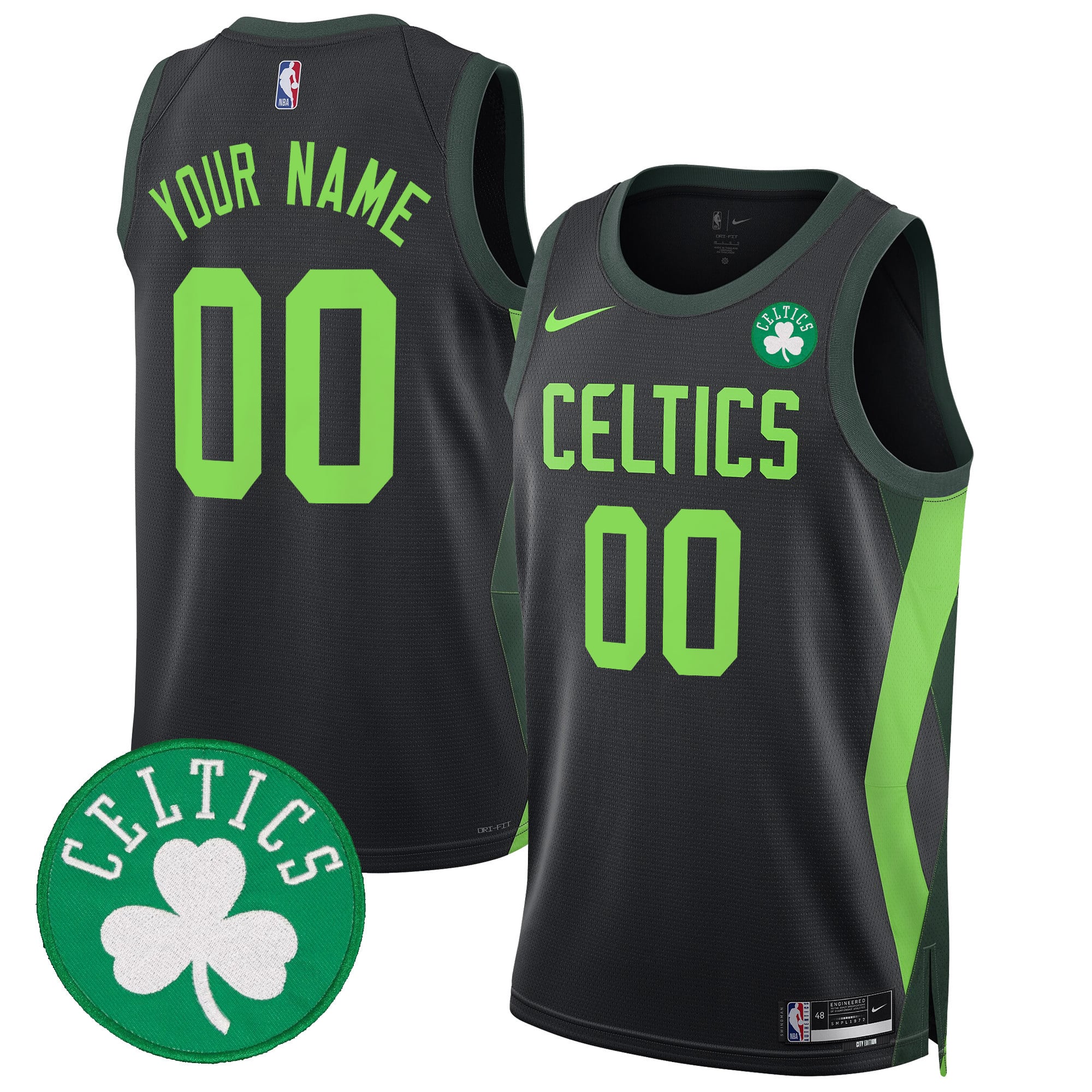 Boston Celtics Swingman Custom Jersey - All Stitched - Image 6