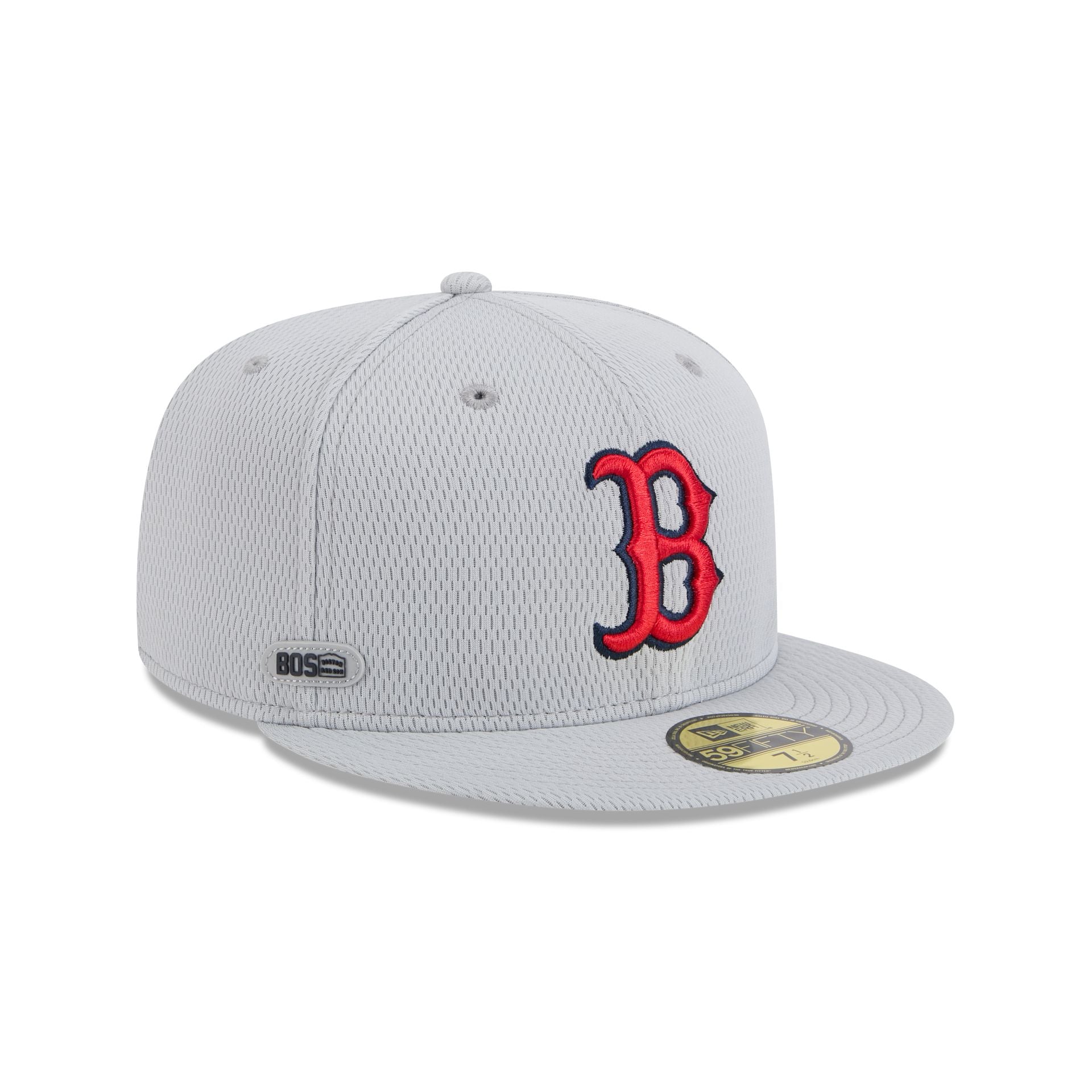Boston Red Sox 2025 Clubhouse Gray 59FIFTY Fitted