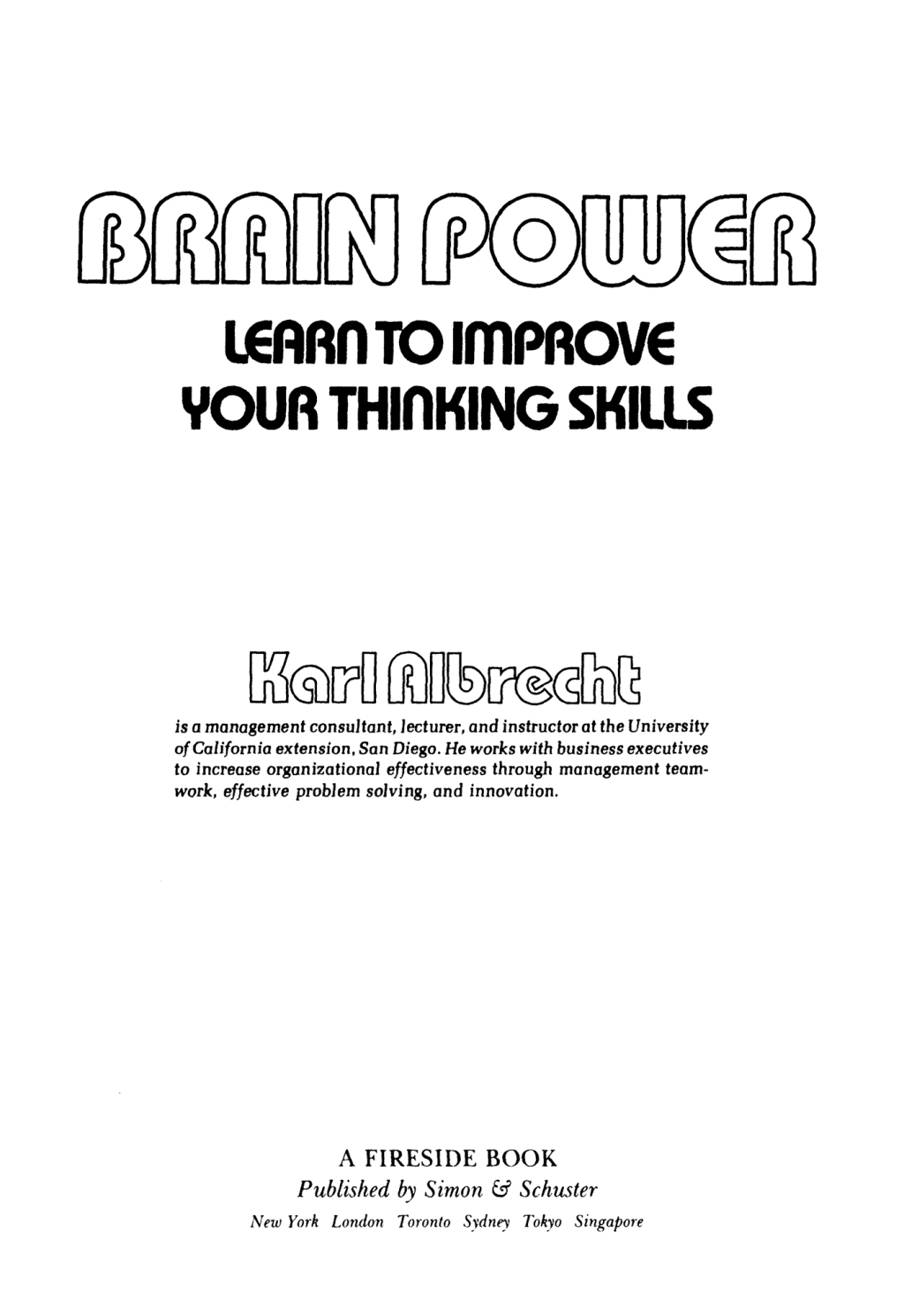 Brain Power: Learn to Improve Your Thinking Skills - (PDF/EPUB Version)