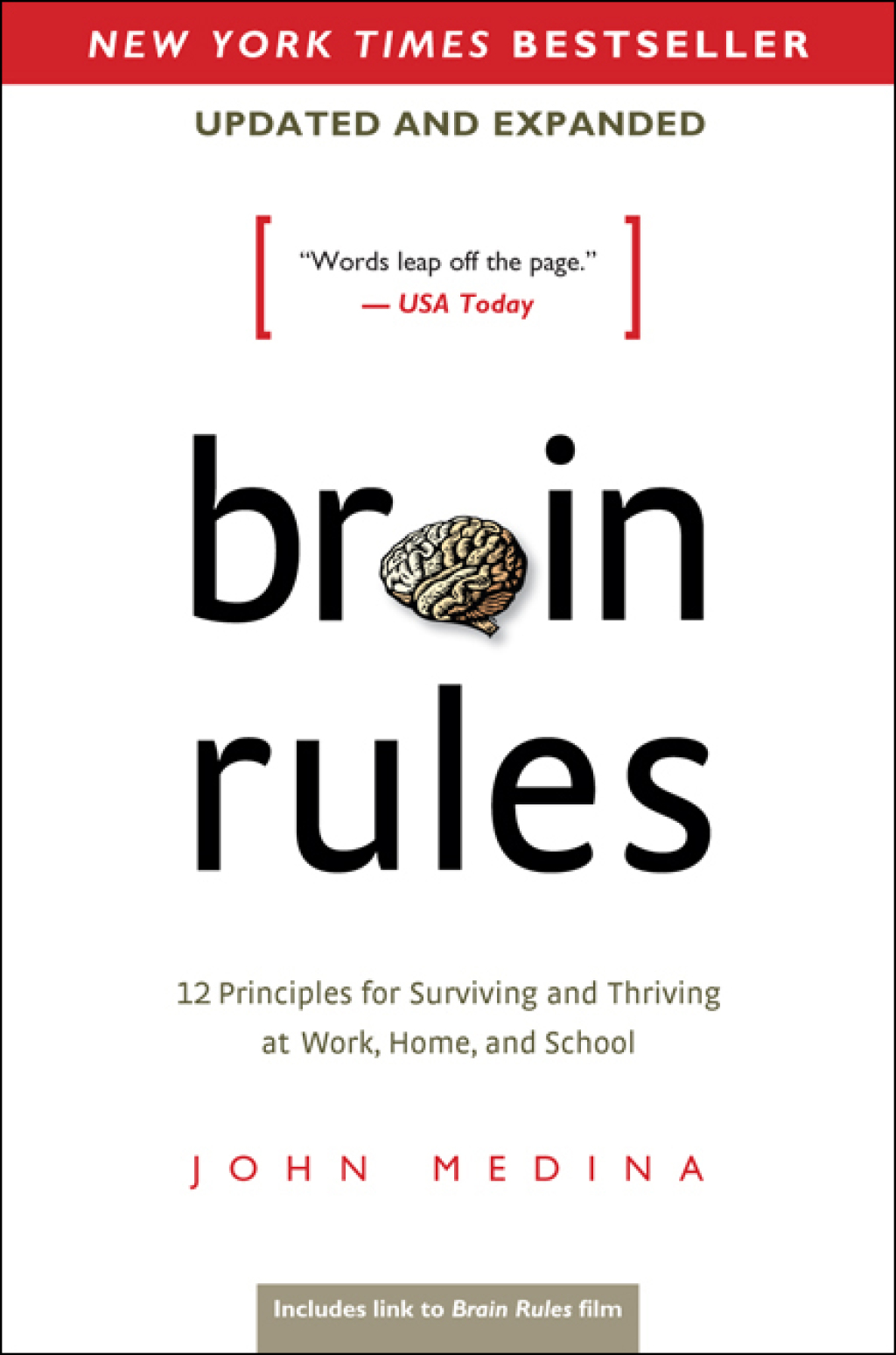Brain Rules (Updated and Expanded) 12 Principles for Surviving and Thriving at Work, Home, and School - (PDF/EPUB Version)
