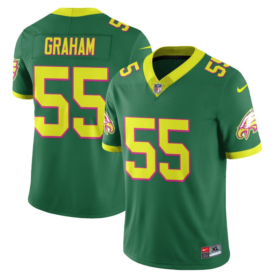 Brandon Graham Men's Philadelphia Eagles City Edition Vapor Limited Green Jersey - All Stitched