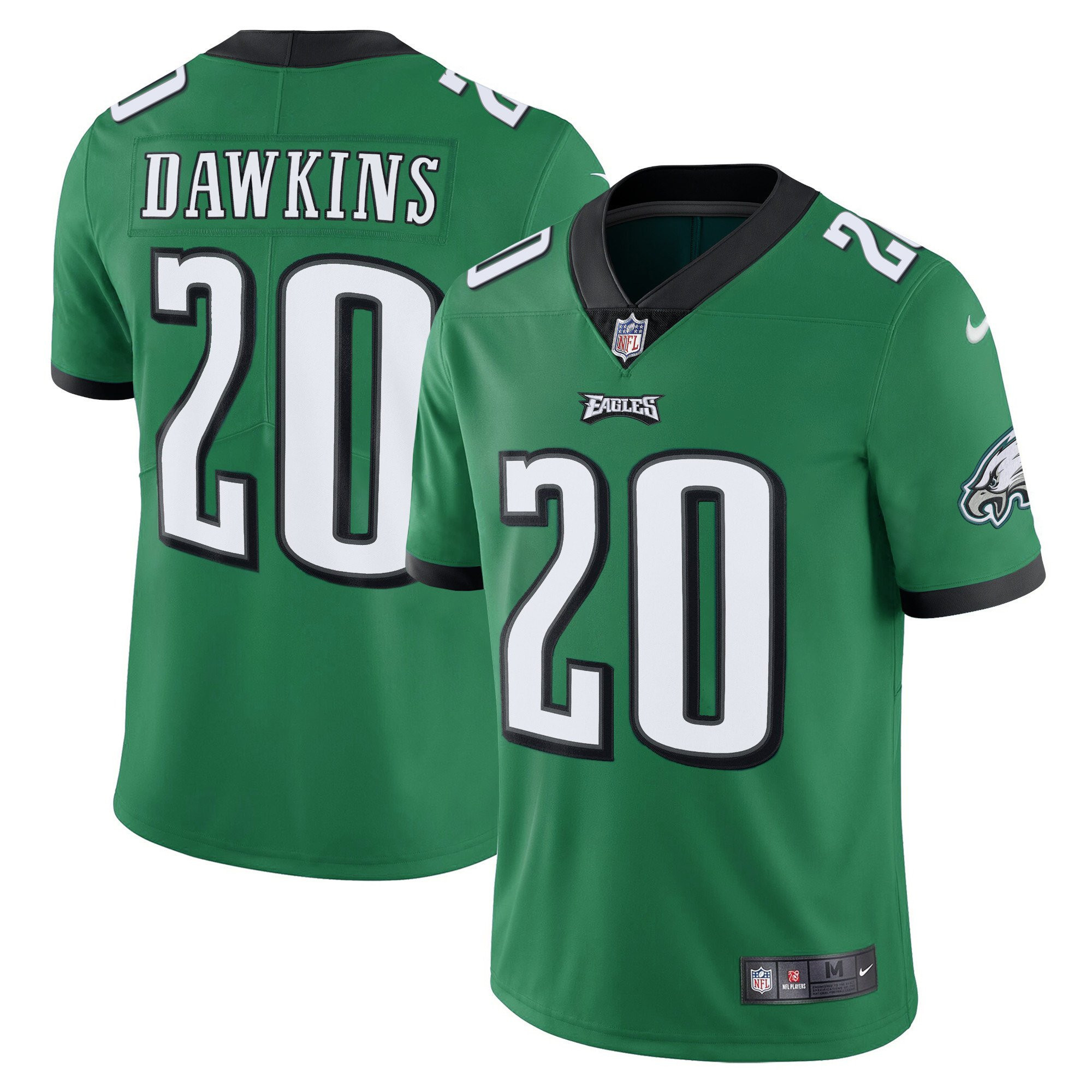 Brian Dawkins Men's Philadelphia Eagles Kelly Green Limited Kelly Jersey - All Stitched