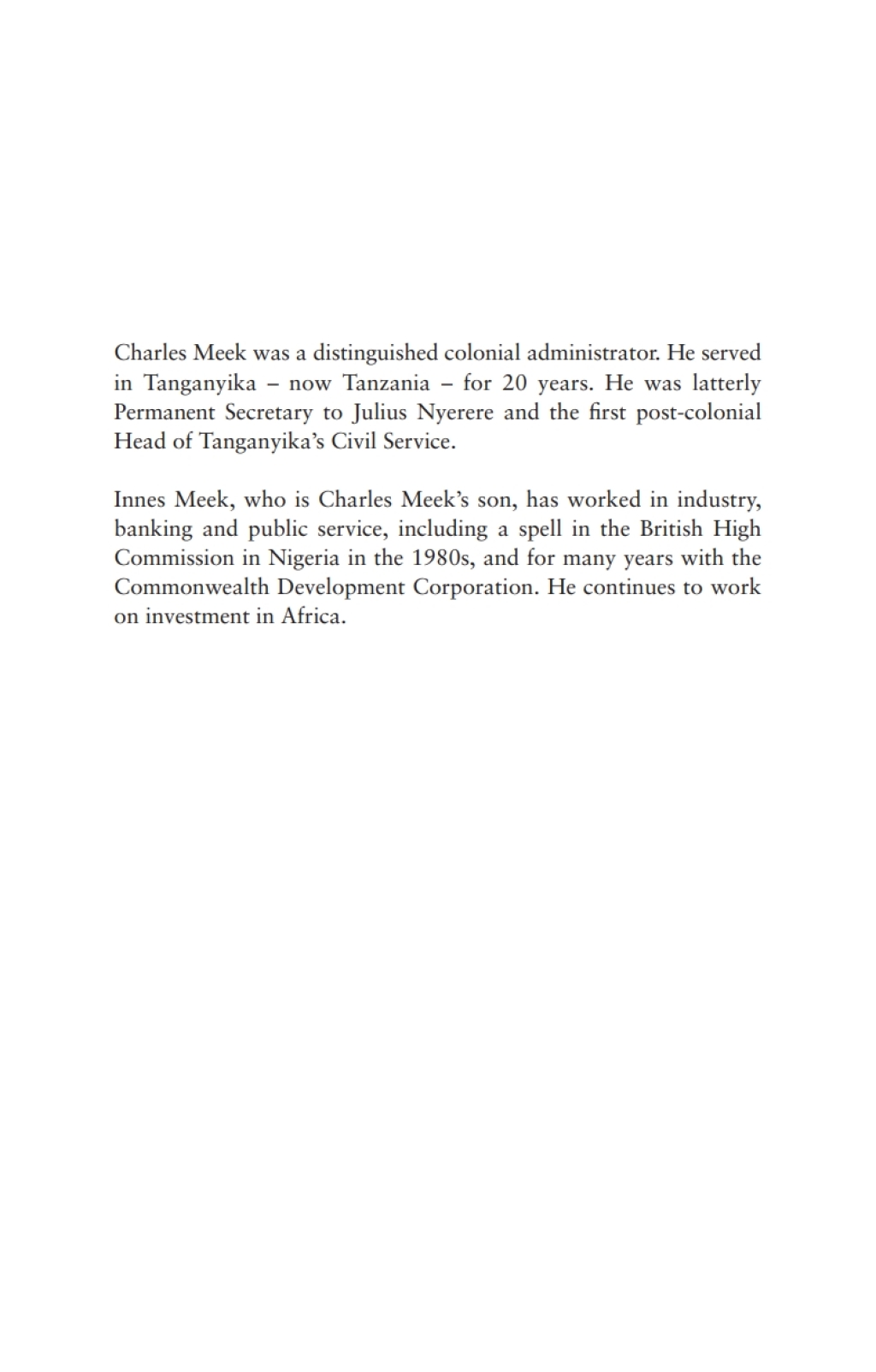 Brief Authority A Memoir of Colonial Administration in Tanganyika 1st Edition â€“ PDF/EPUB Version Downloadable