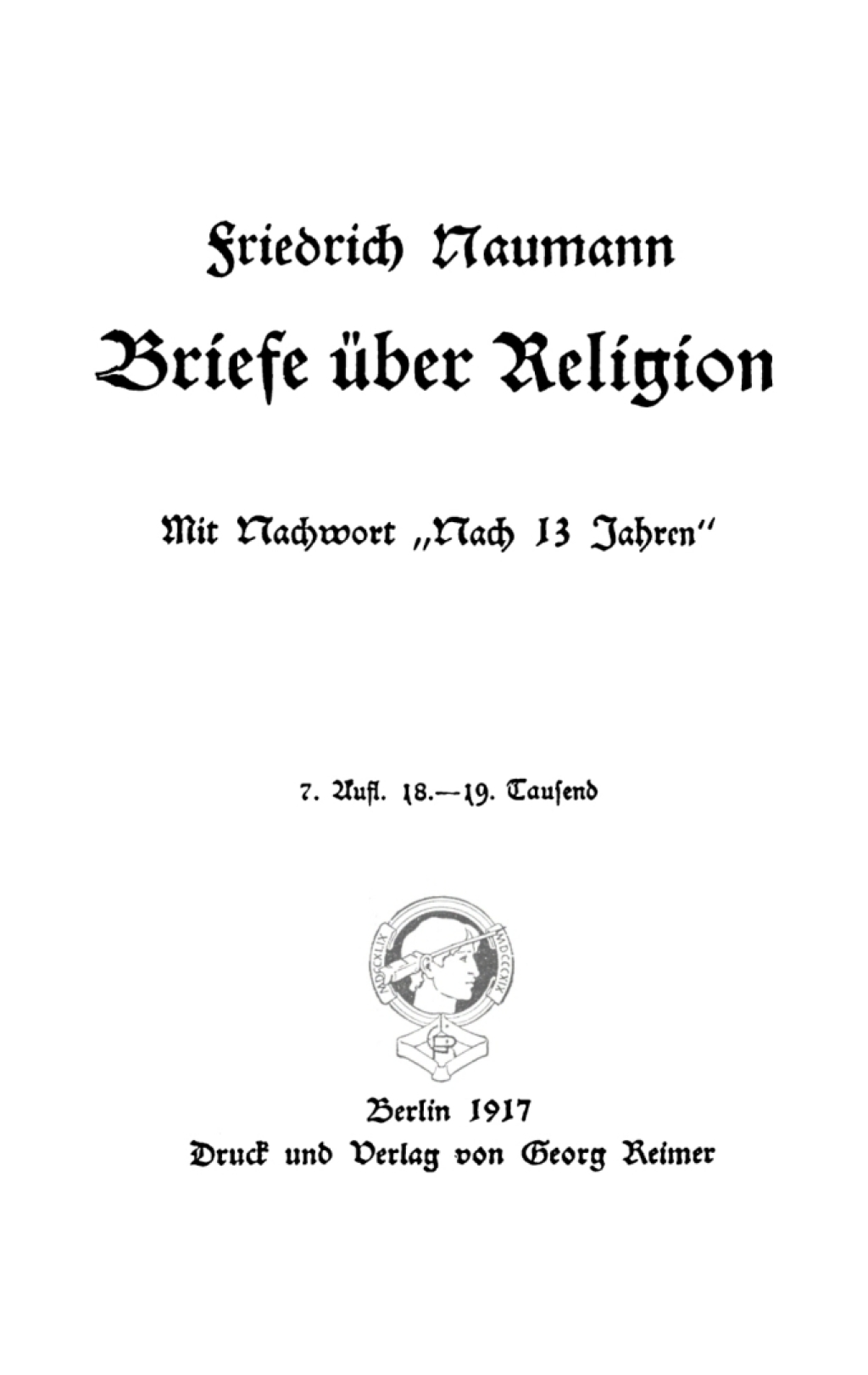 Briefe Ã¼ber Religion Mit Nachwort â€œnach 13 Jahrenâ€ 7th Edition â€“ PDF/EPUB Version Downloadable