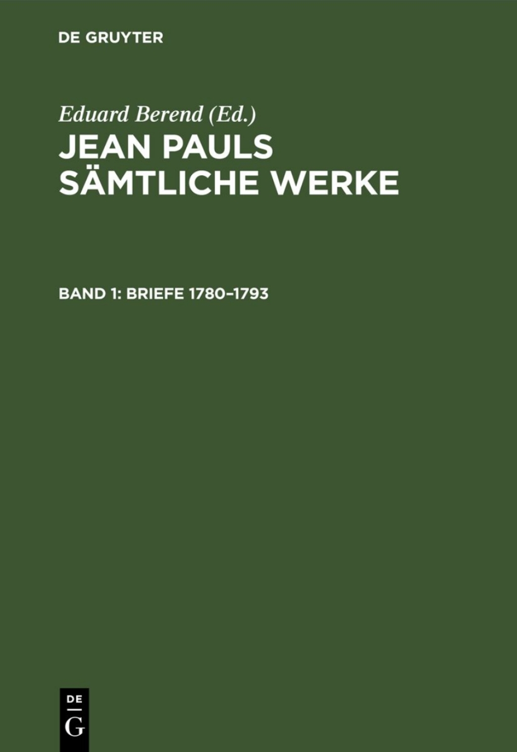 Briefe 1780â€“1793 1st Edition â€“ PDF/EPUB Version Downloadable