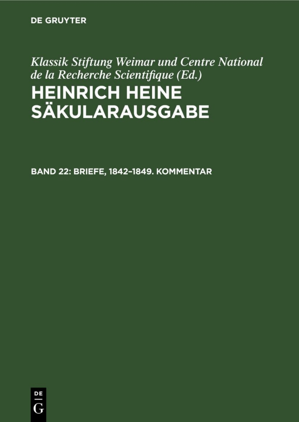 Briefe, 1842â€“1849. Kommentar 1st Edition â€“ PDF/EPUB Version Downloadable