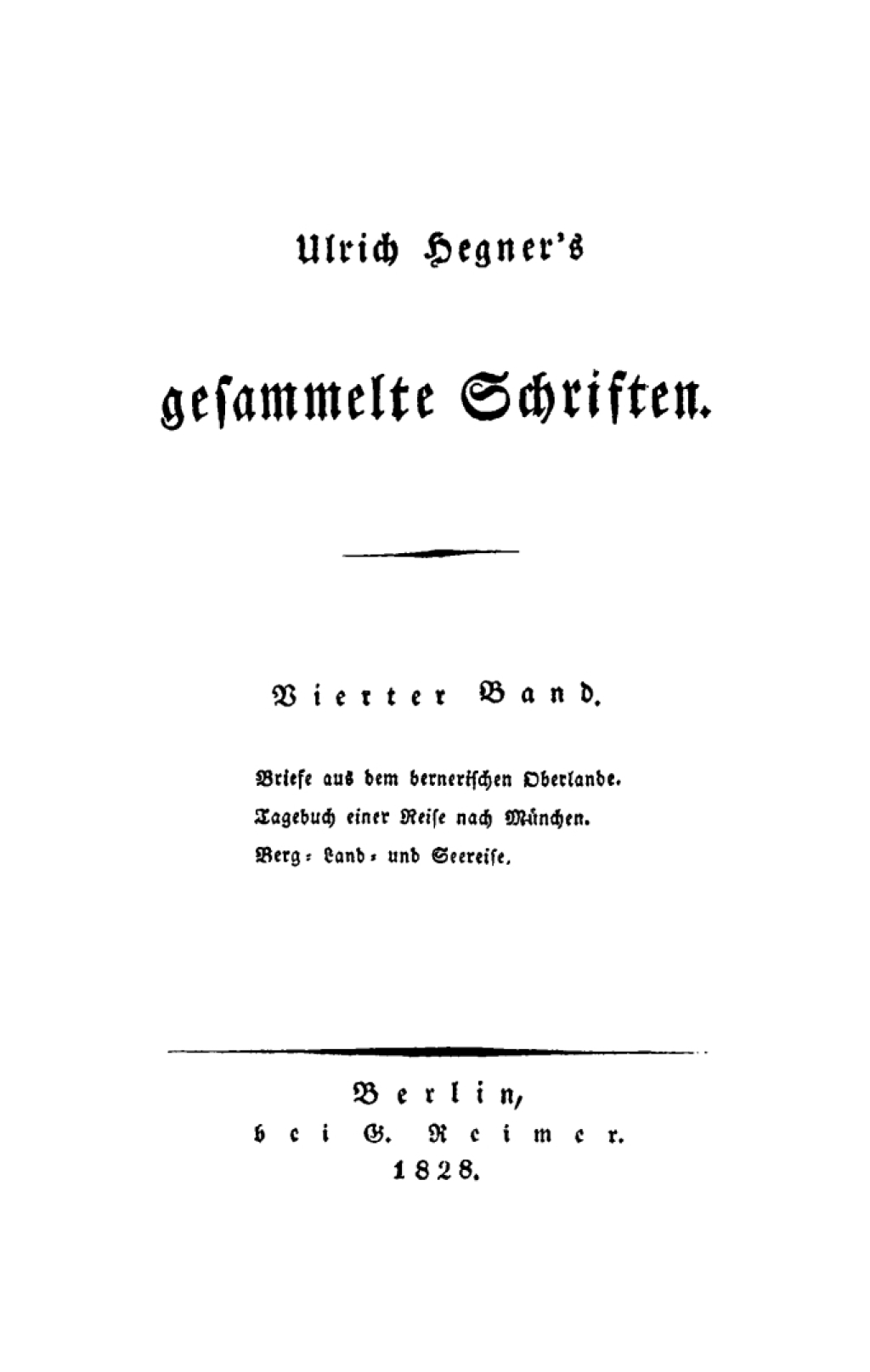 Briefe aus dem bernerischen Oberlande. Tagebuch einer Reise nach MÃ¼nchen. Berg-, Land- und Seereise 1st Edition â€“ PDF/EPUB Version Downloadable