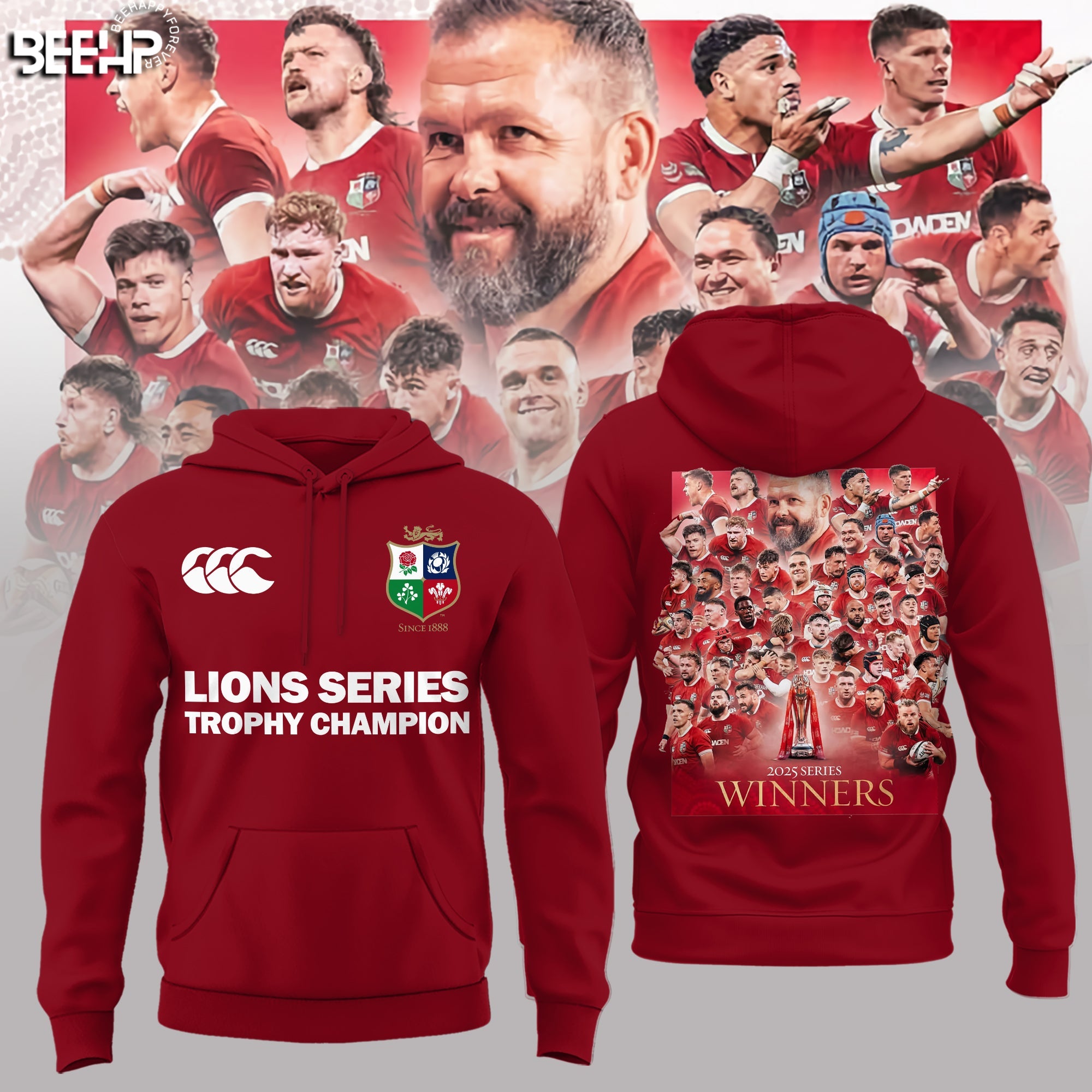 British & Irish Lions â€“ Lions Series Trophy Champion Hoodie