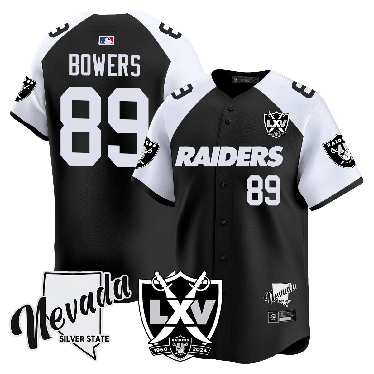 Brock Bowers Men's Las Vegas Raiders 2024 Vapor Premier Limited Black Alternate Jersey - All Stitched