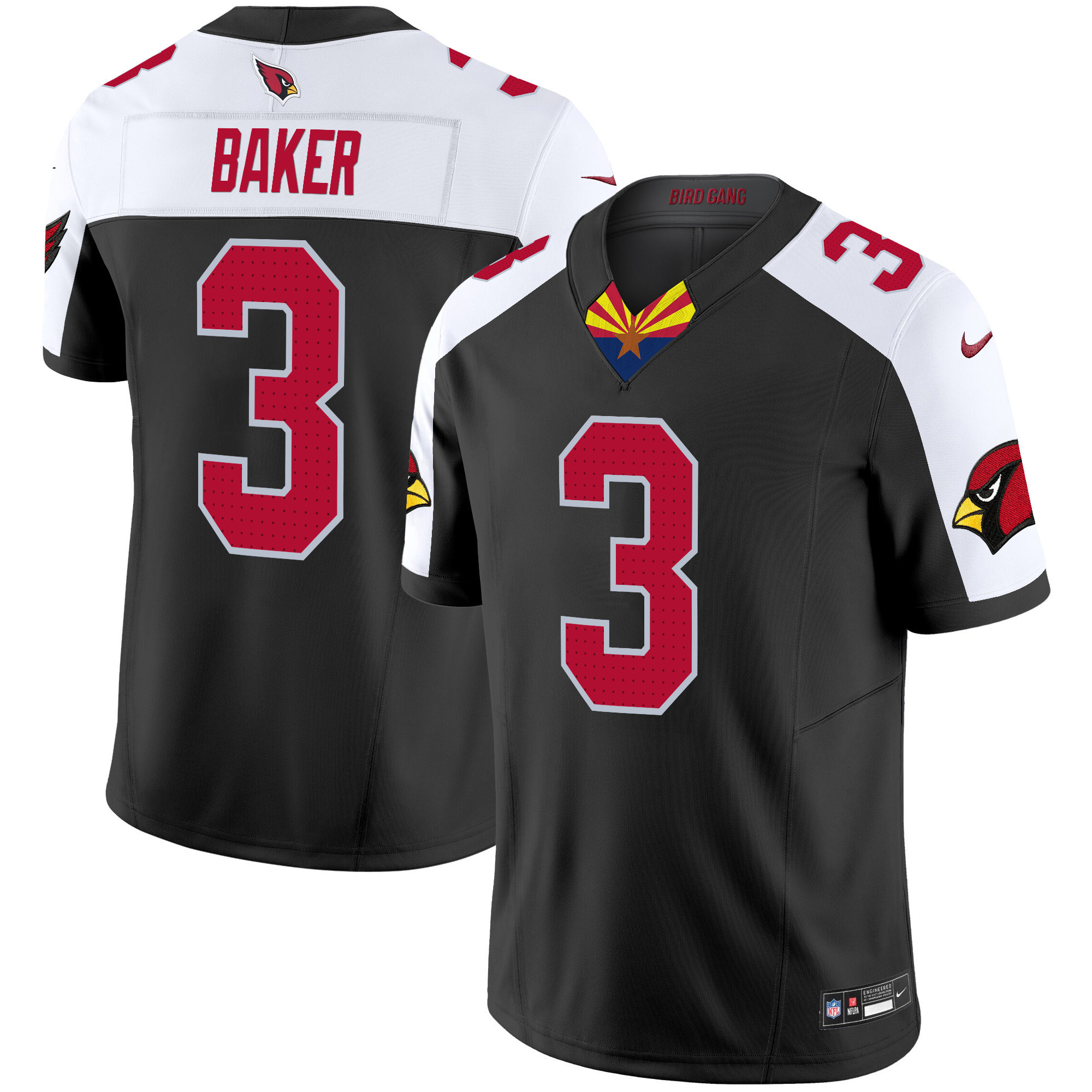 Budda Baker Men's Arizona Cardinals 2024 Special Vapor Limited Black Alternate Jersey - All Stitched
