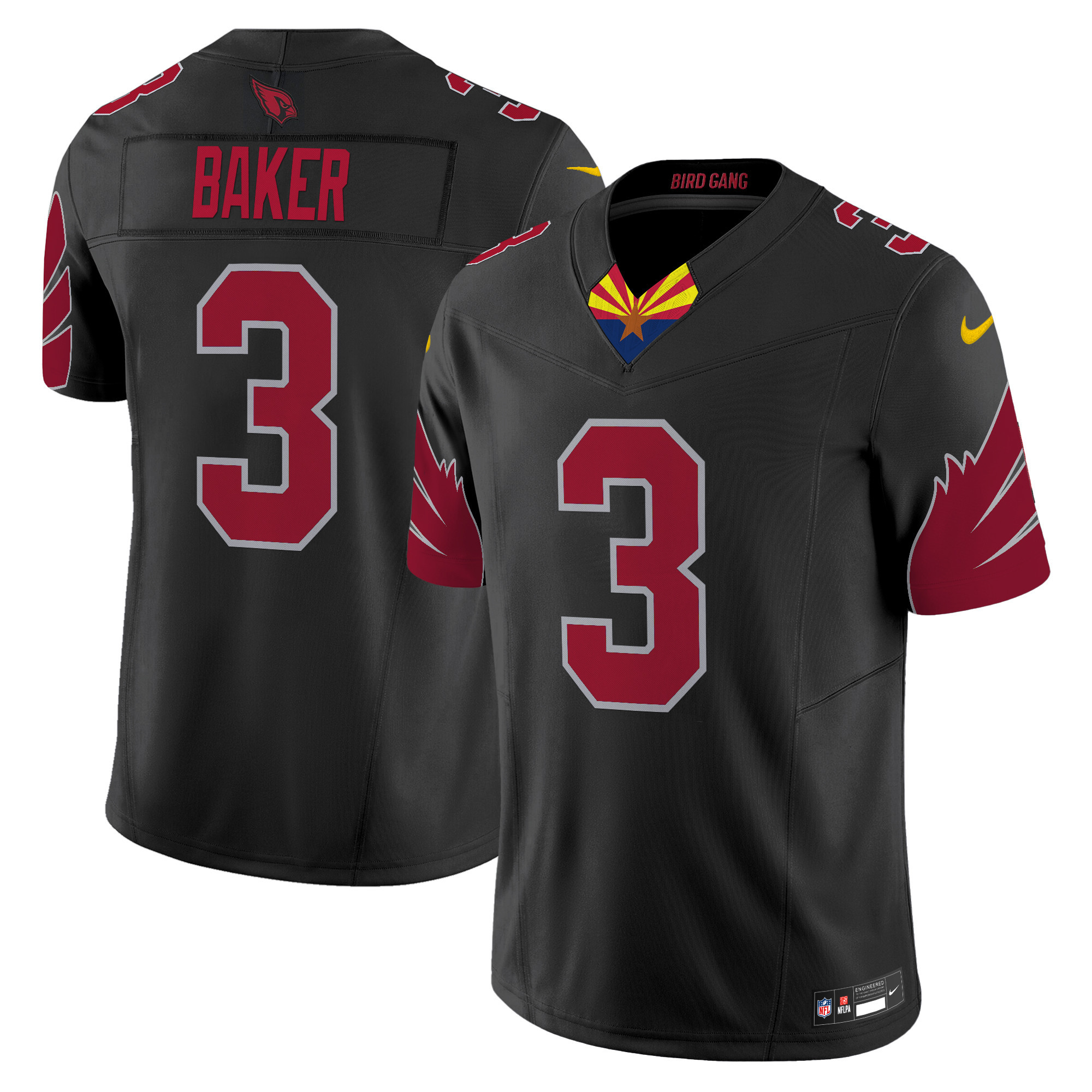 Budda Baker Men's Arizona Cardinals 2024 Special Vapor Limited Black Jersey - All Stitched