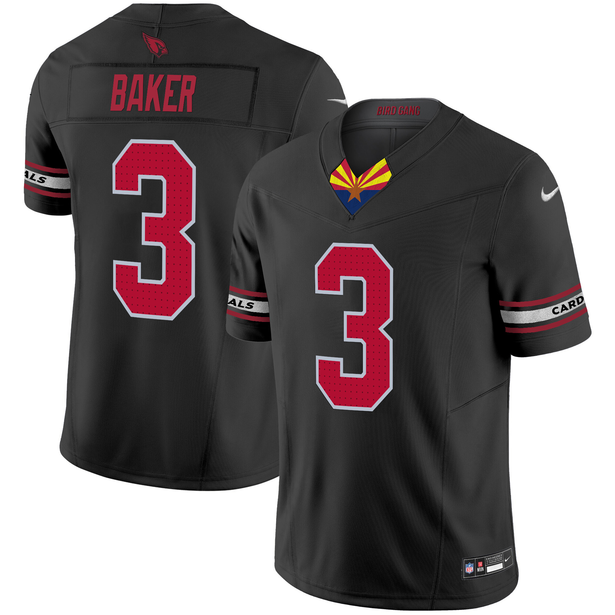 Budda Baker Men's Arizona Cardinals 2024 Special Vapor Limited Black Jersey - All Stitched