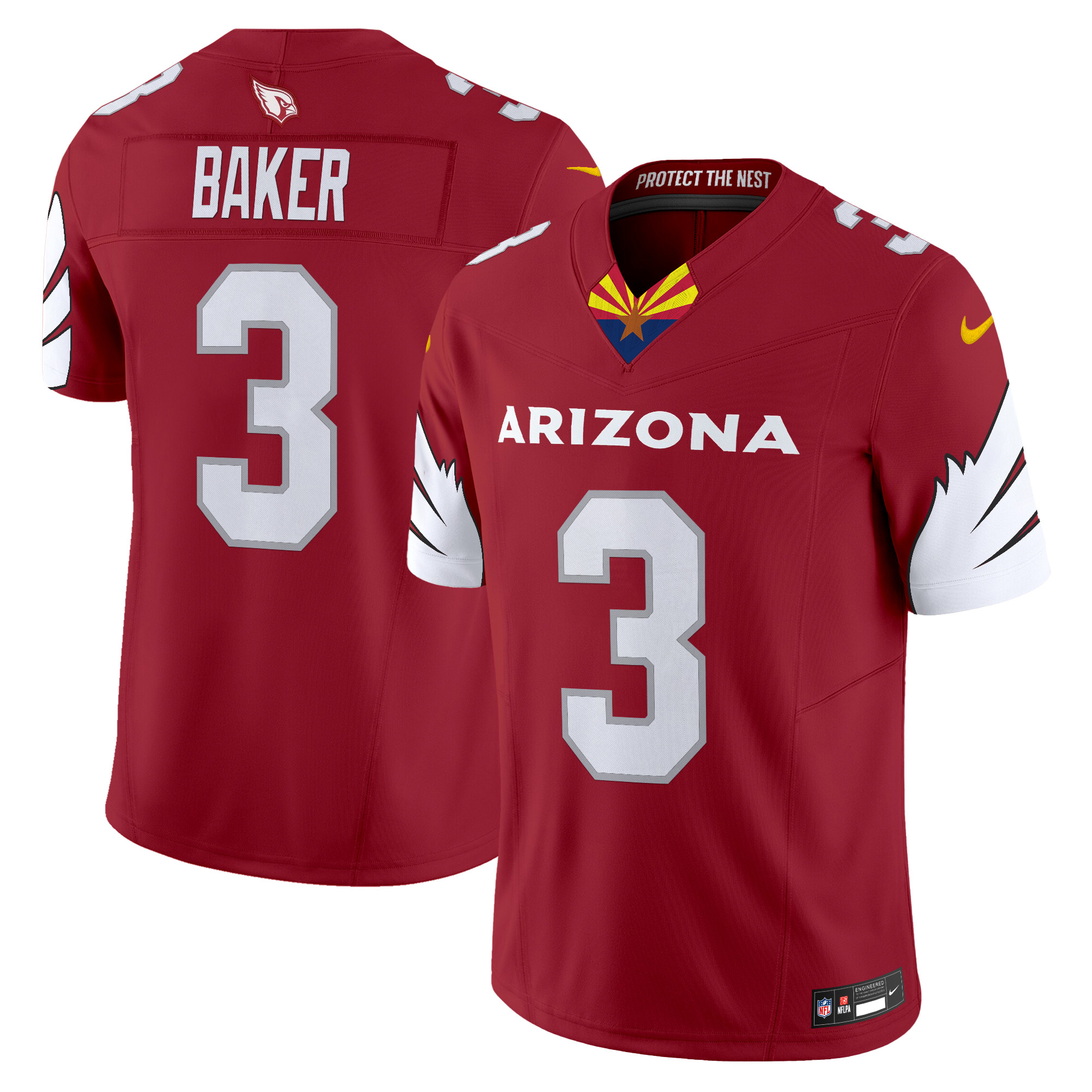 Budda Baker Men's Arizona Cardinals 2024 Special Vapor Limited Red Jersey - All Stitched