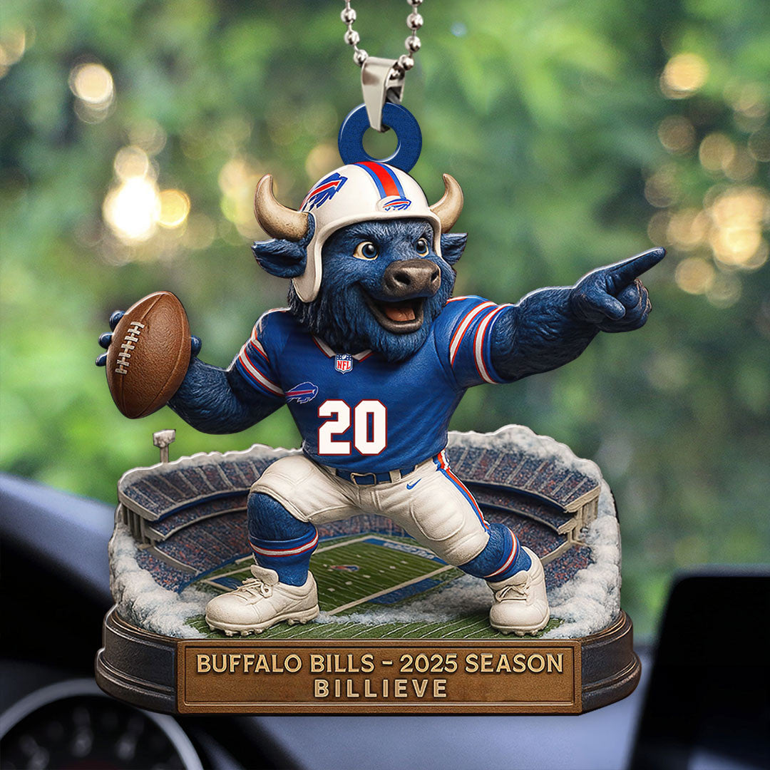 Buffalo Bills 2025 Season Acrylic Car Ornament