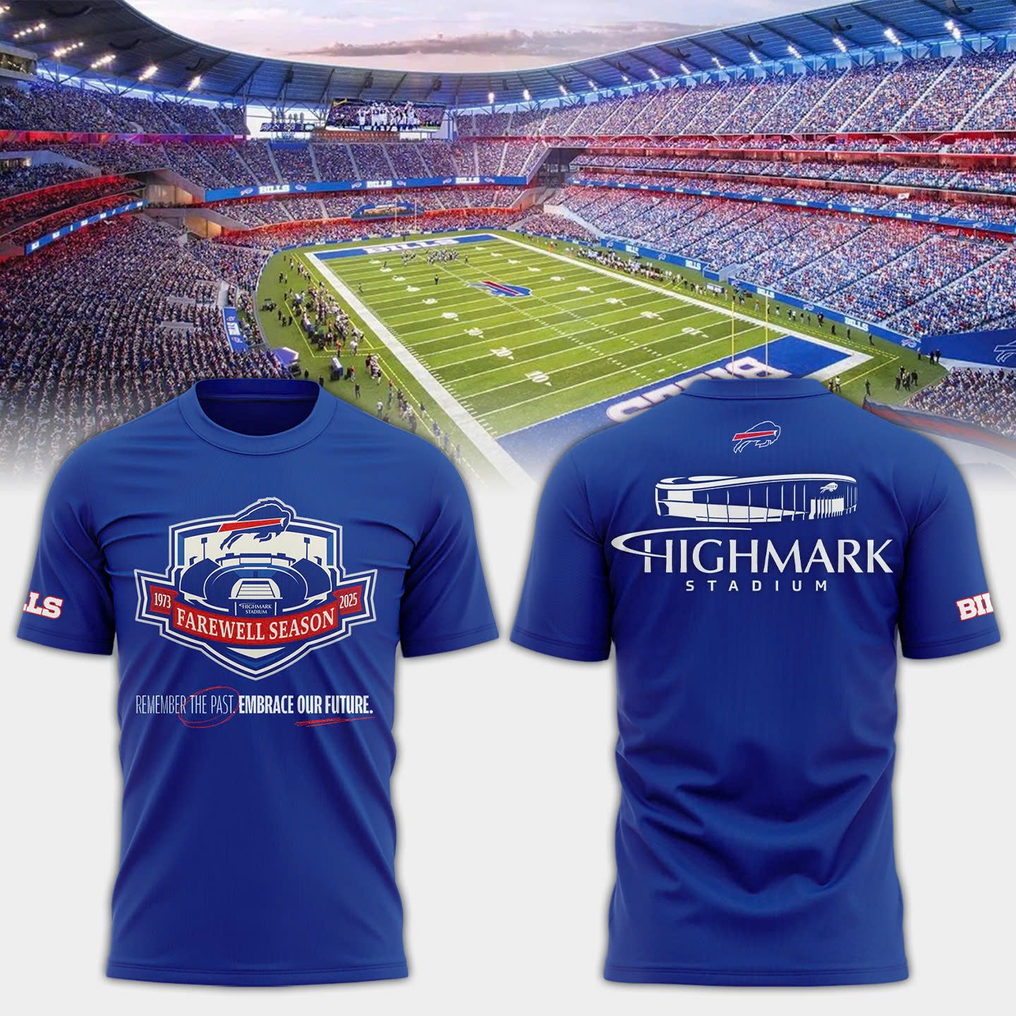 Buffalo Bills Highmark Stadium Commemorative T-Shirt