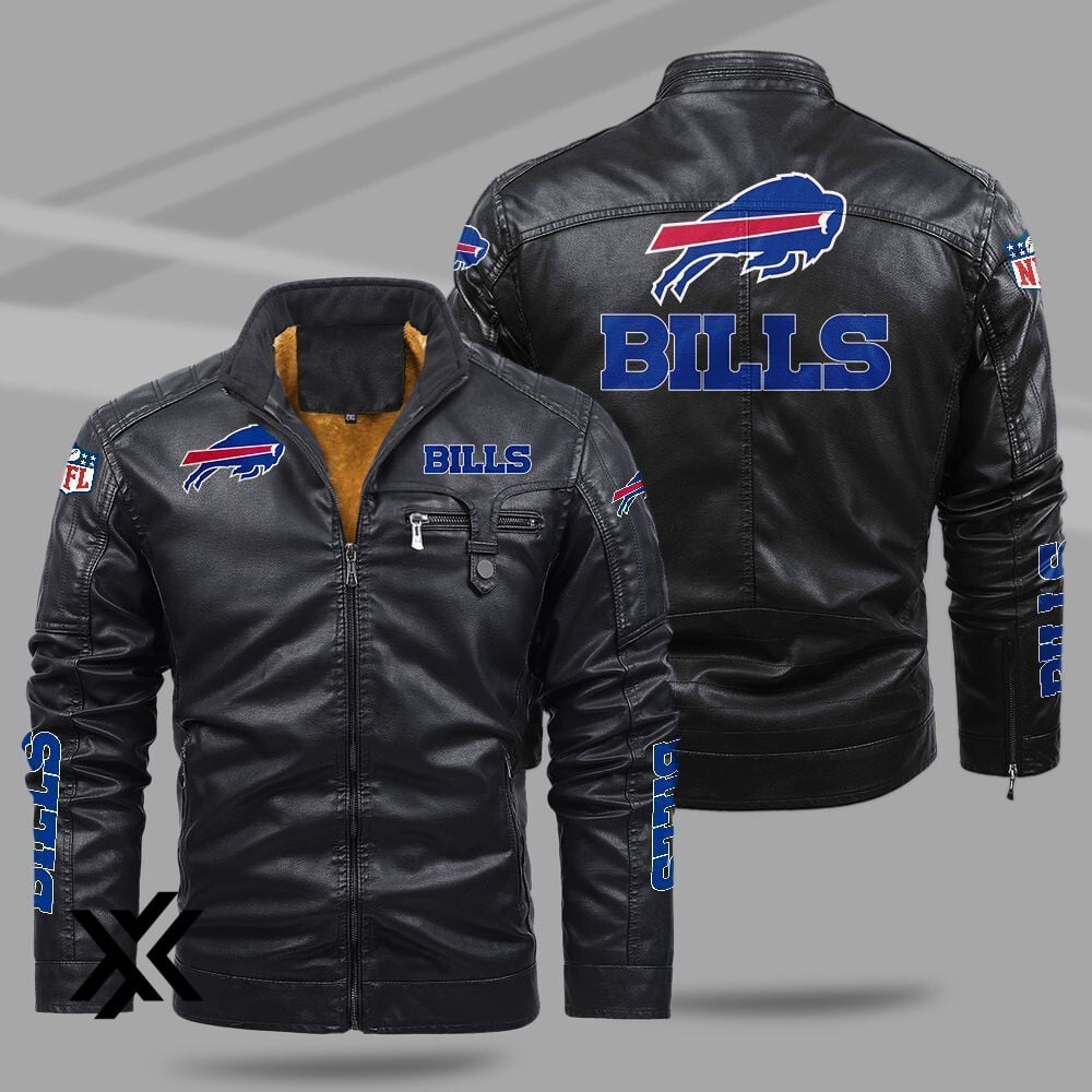 Buffalo Bills Leather & Fleece Jacket