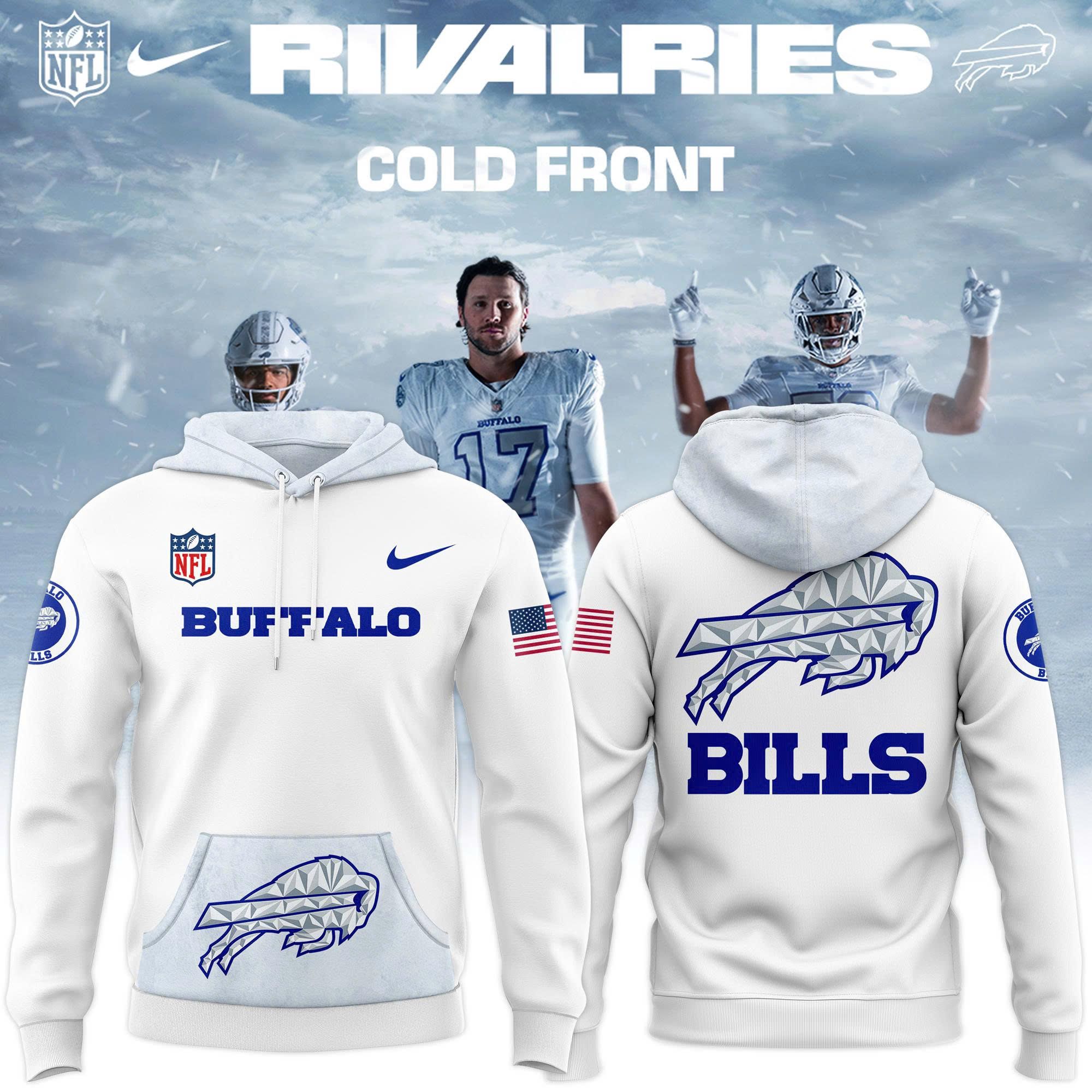 Buffalo Bills White Nike NFL Rivalries Fan Hoodie