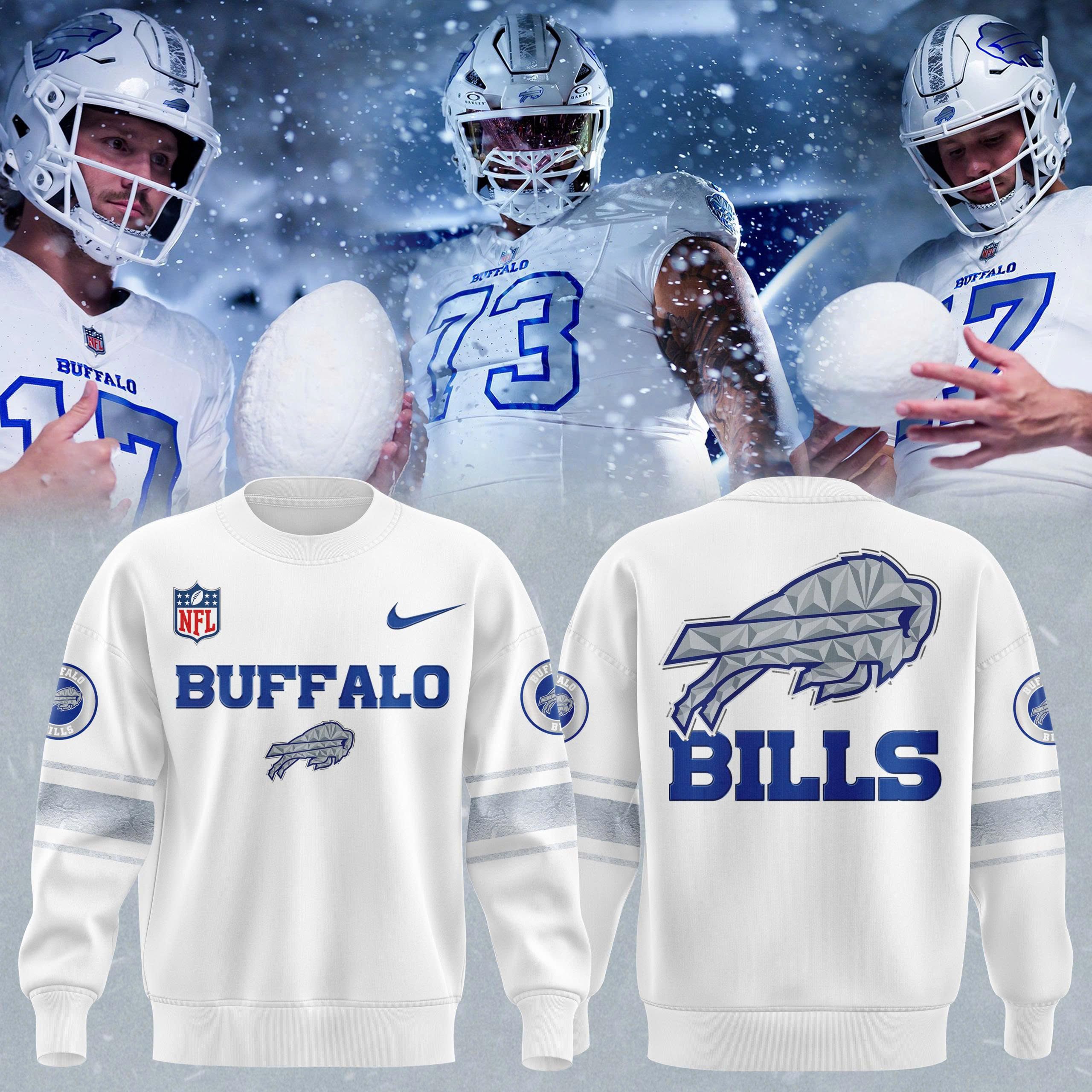 Buffalo Bills White Nike NFL Rivalries Fan Sweatshirt