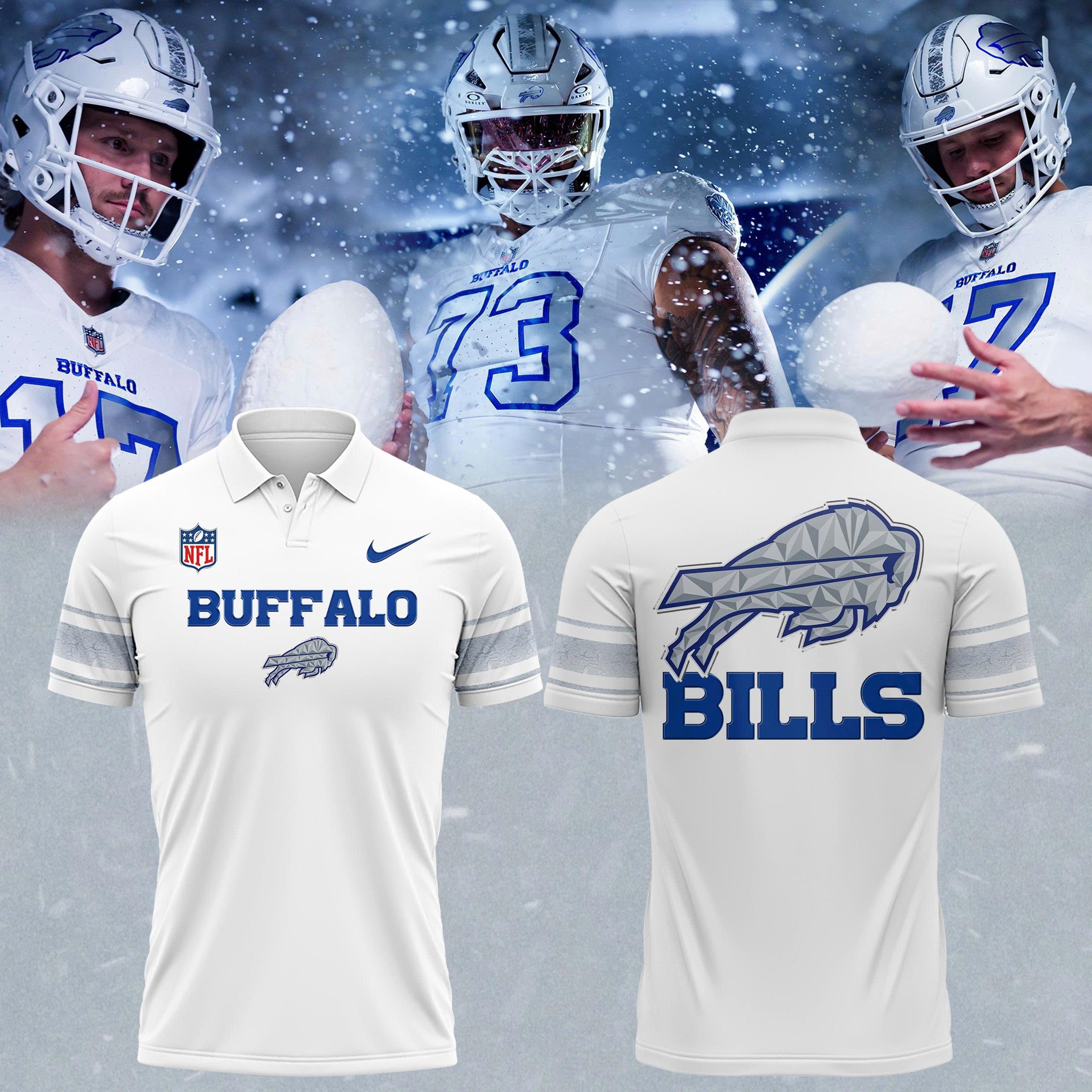 Buffalo Bills White Nike NFL Rivalries Performance Polo