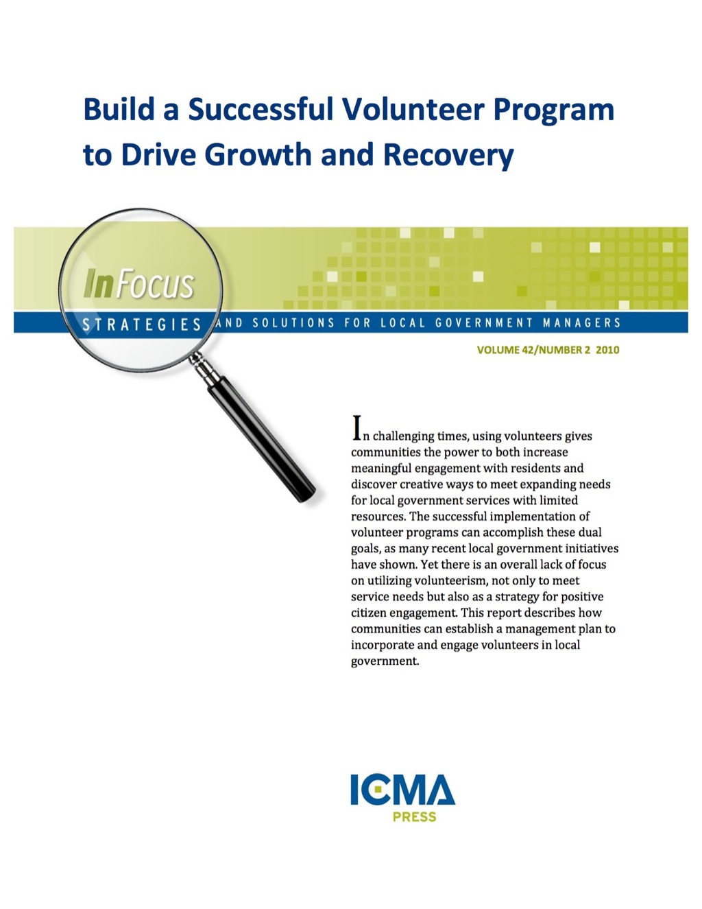 Build a Successful Volunteer Program to Drive Growth and Recovery - (PDF/EPUB Version)