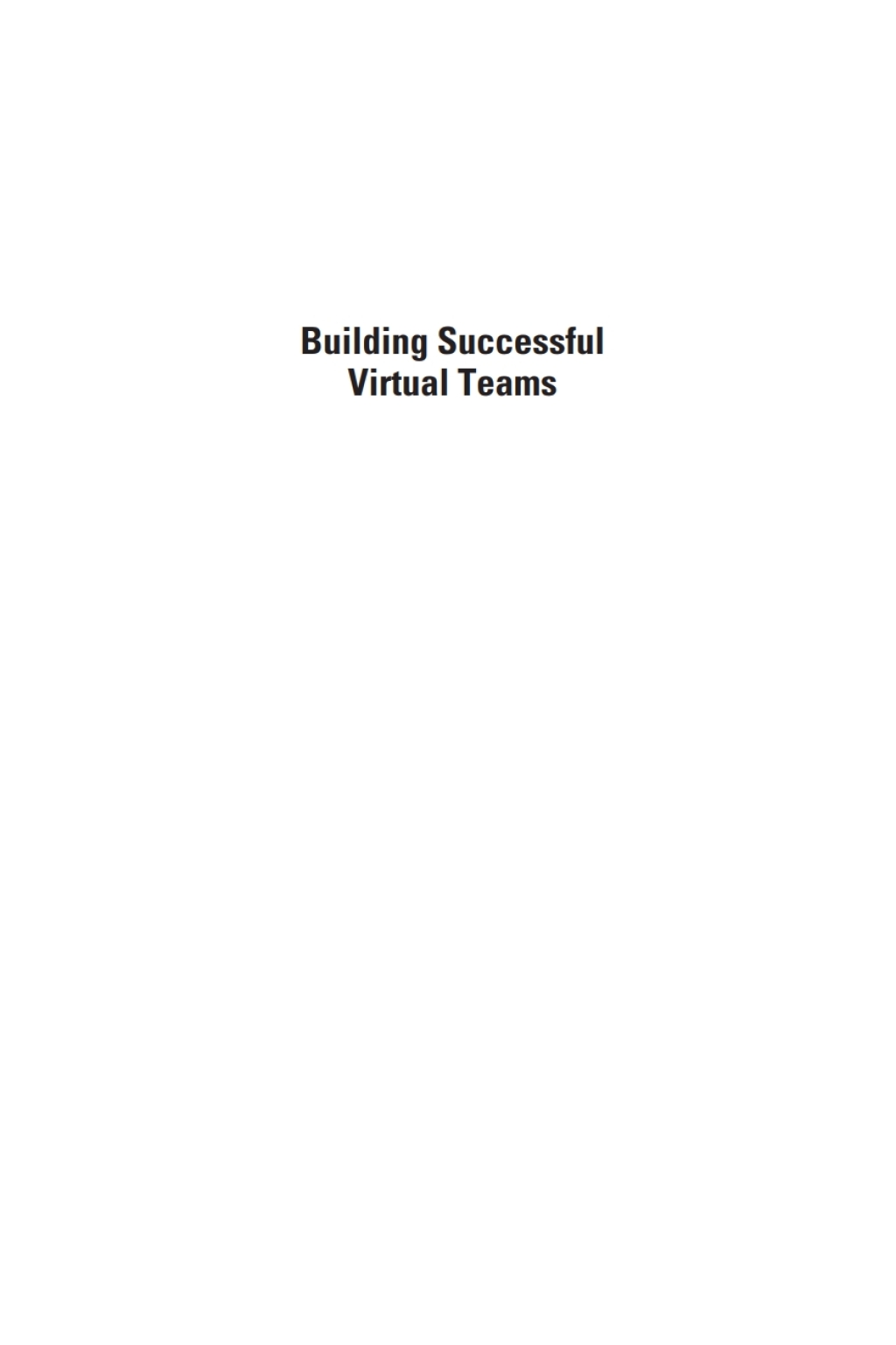 Building Successful Virtual Teams 1st Edition â€“ PDF/EPUB Version ...