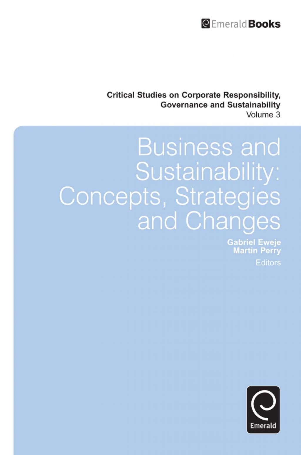 Business & Sustainability Concepts, Strategies and Changes â€“ PDF/EPUB Version Downloadable