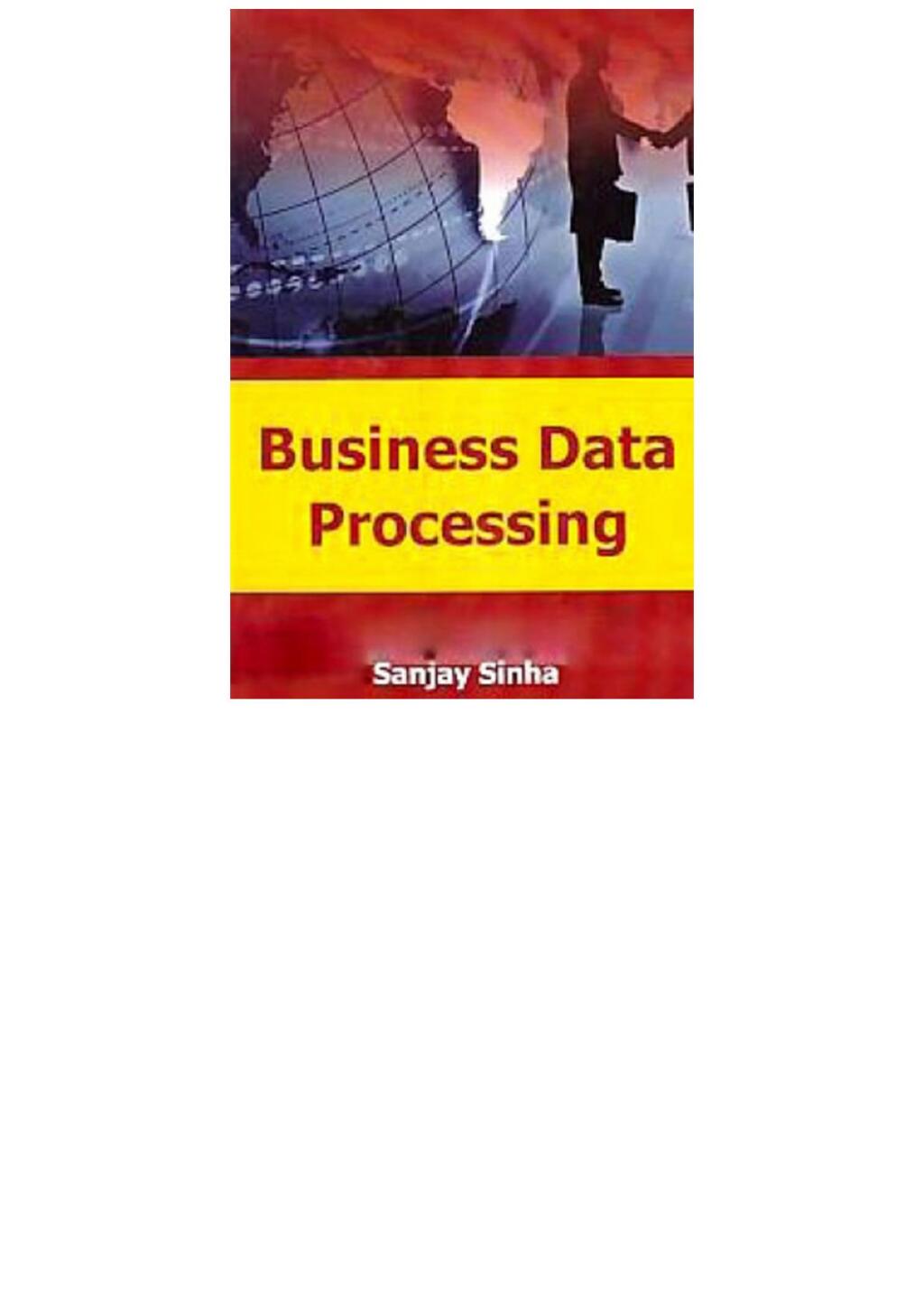 Business Data Processing â€“ PDF/EPUB Version Downloadable