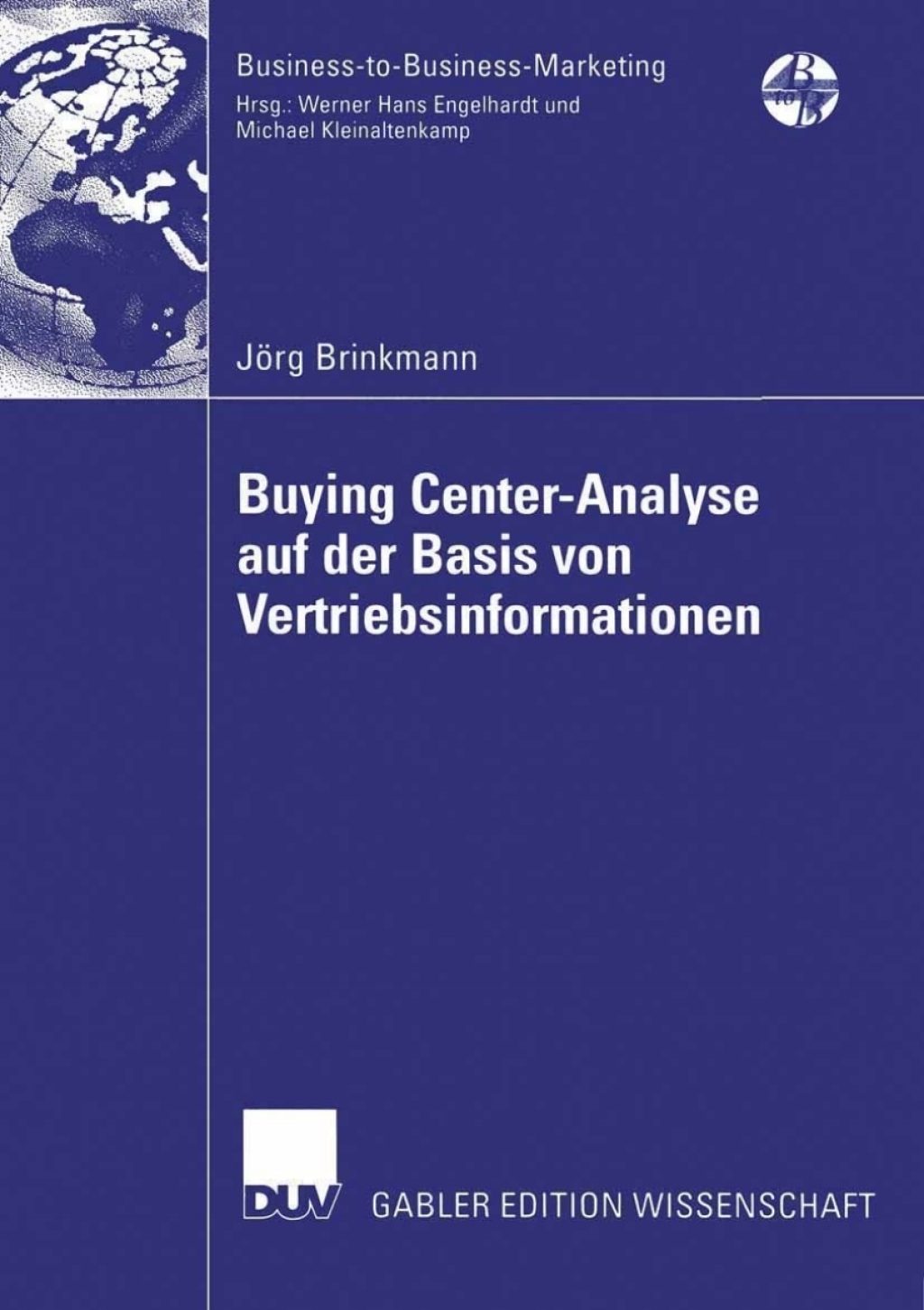 Buying Center-Analyse auf der Basis von Vertriebsinformationen  â€“ PDF/EPUB Version Downloadable
