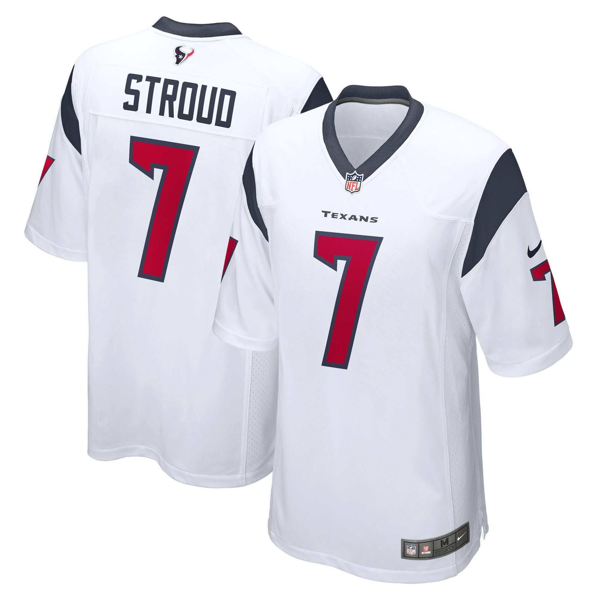 C.J. Stroud Houston Texans C.J. Stroud #7 White Jersey - All Stitched