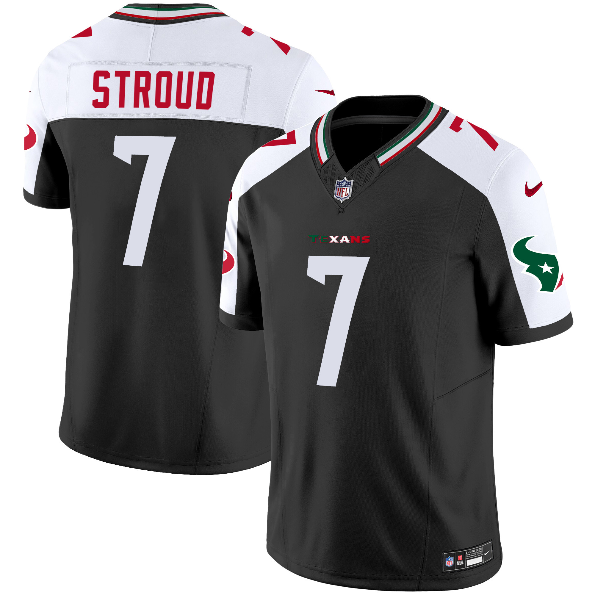 C.J. Stroud Men's Houston Texans Mexico Vapor Limited Alternate Jersey - All Stitched