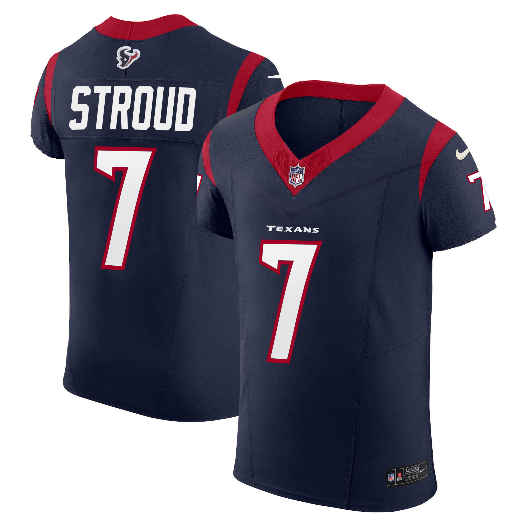 C.J. Stroud Men's Houston Texans Vapor Elite Navy Jersey - All Stitched