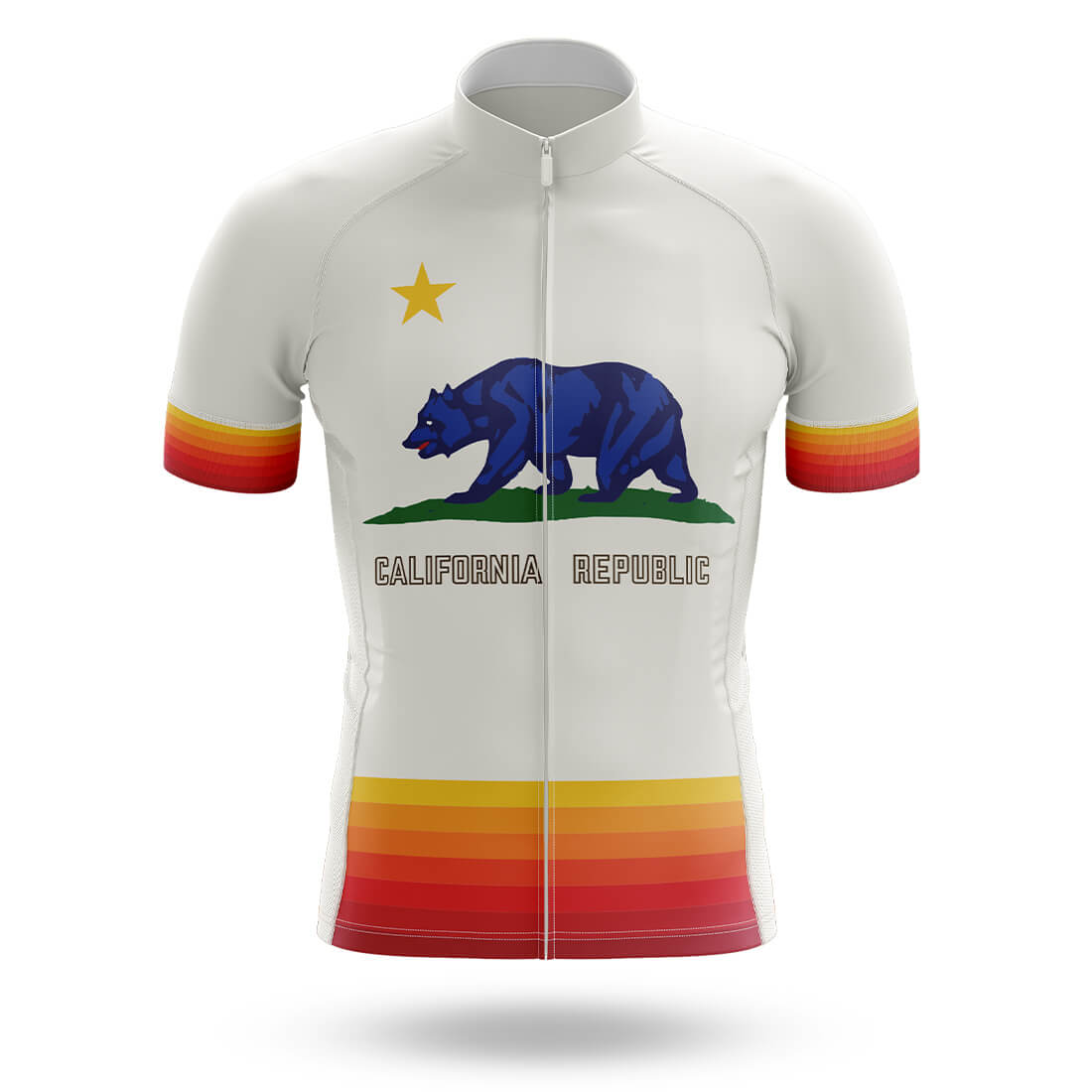CA Sunset Stripes - Men's Cycling Jersey Only