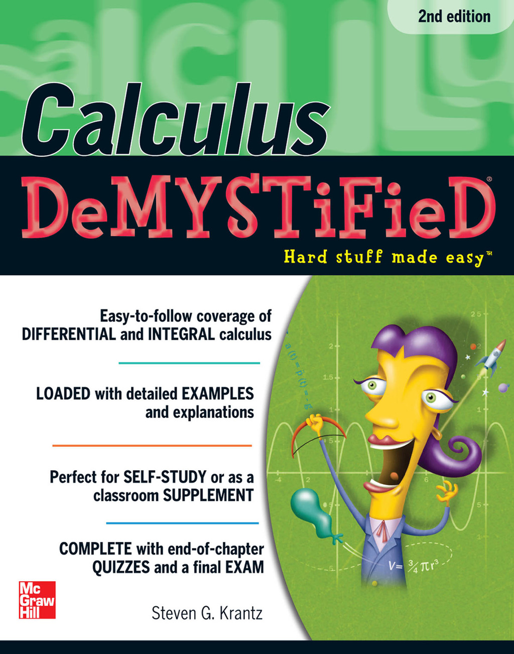 Calculus DeMYSTiFieD, Second Edition 2nd Edition - (PDF/EPUB Version)