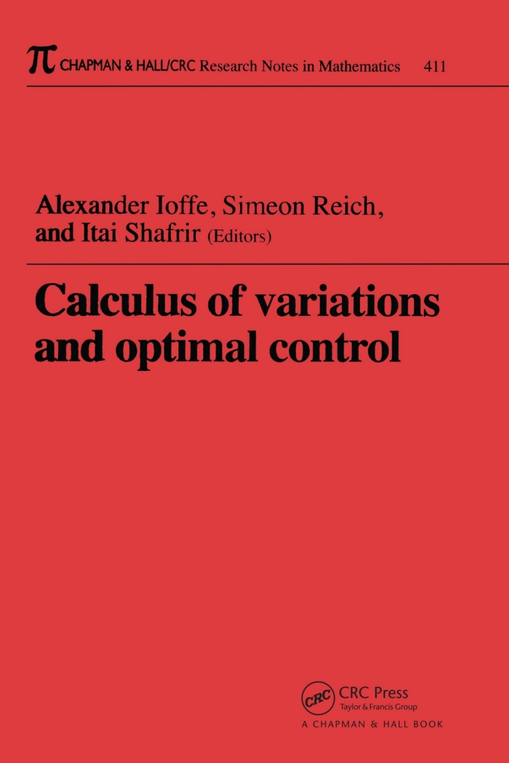 Calculus of Variations and Optimal Control Technion 1998 1st Edition â€“ PDF/EPUB Version Downloadable