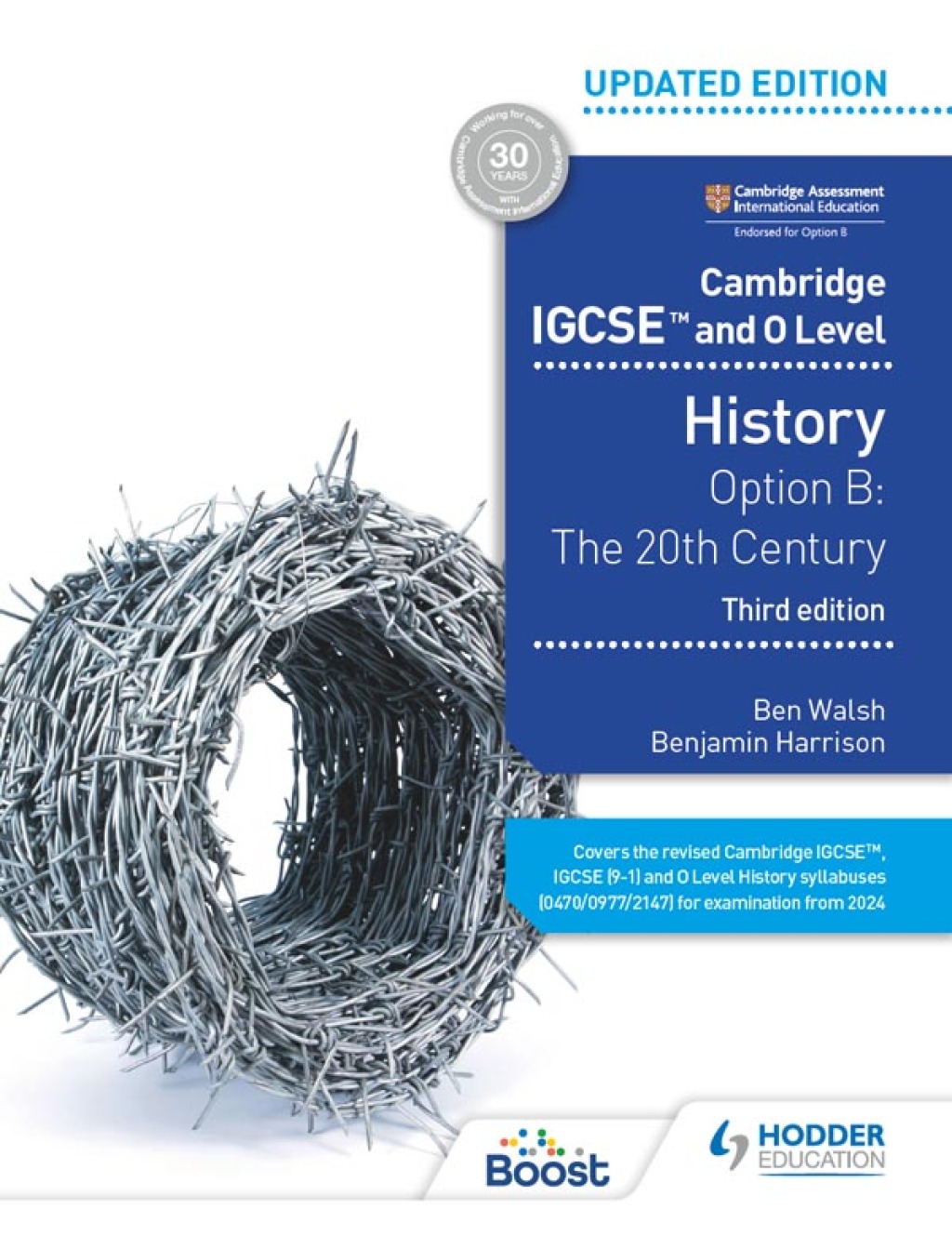 Cambridge IGCSE and O Level History 3rd Edition: Option B: The 20th century - (PDF/EPUB Version)