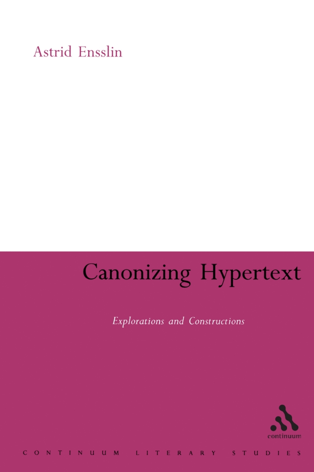 Canonizing Hypertext Explorations and Constructions 1st Edition â€“ PDF/EPUB Version Downloadable