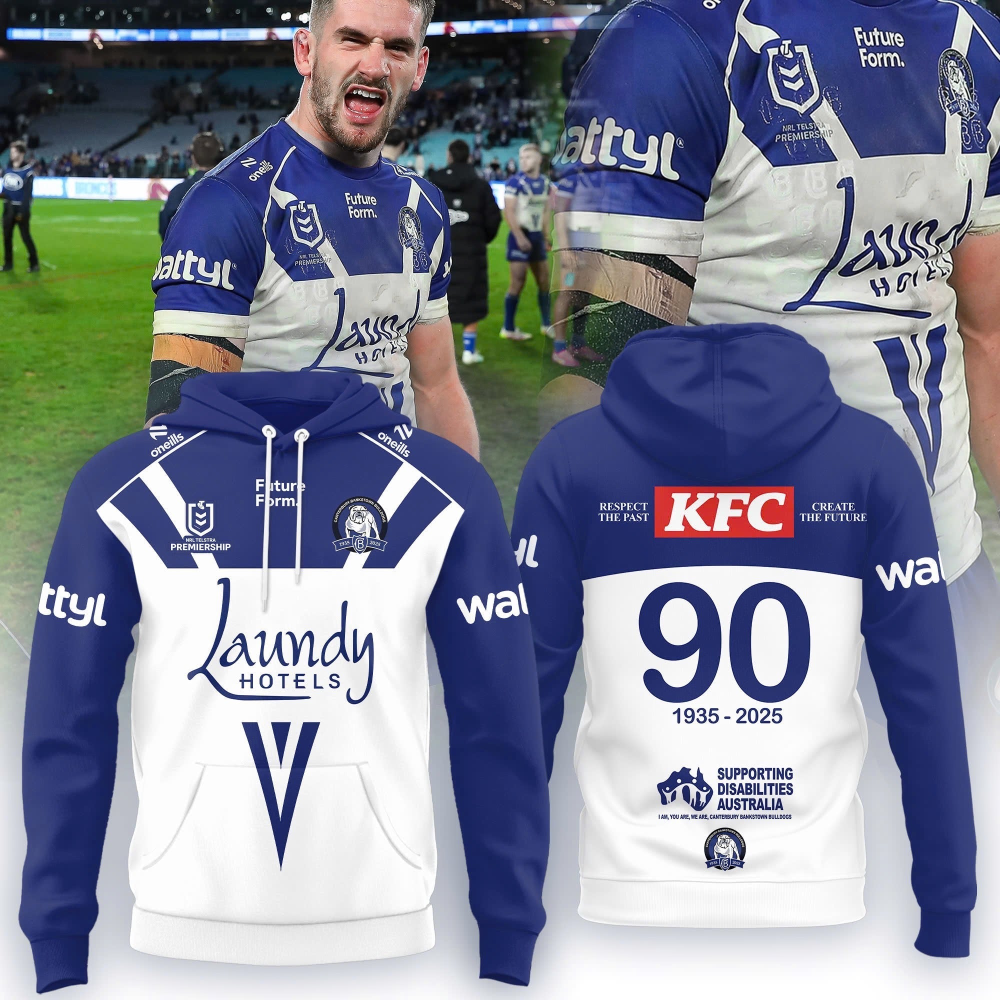 Canterbury-Bankstown Bulldogs 2025 New Hoodie