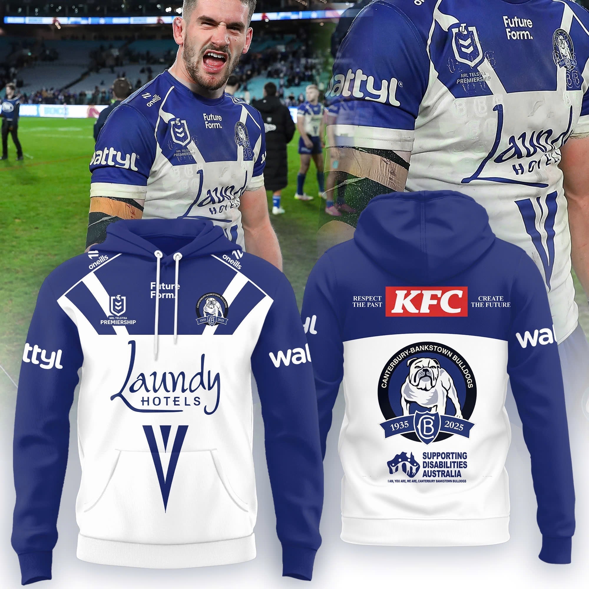 Canterbury-Bankstown Bulldogs 2025 New  Hoodie