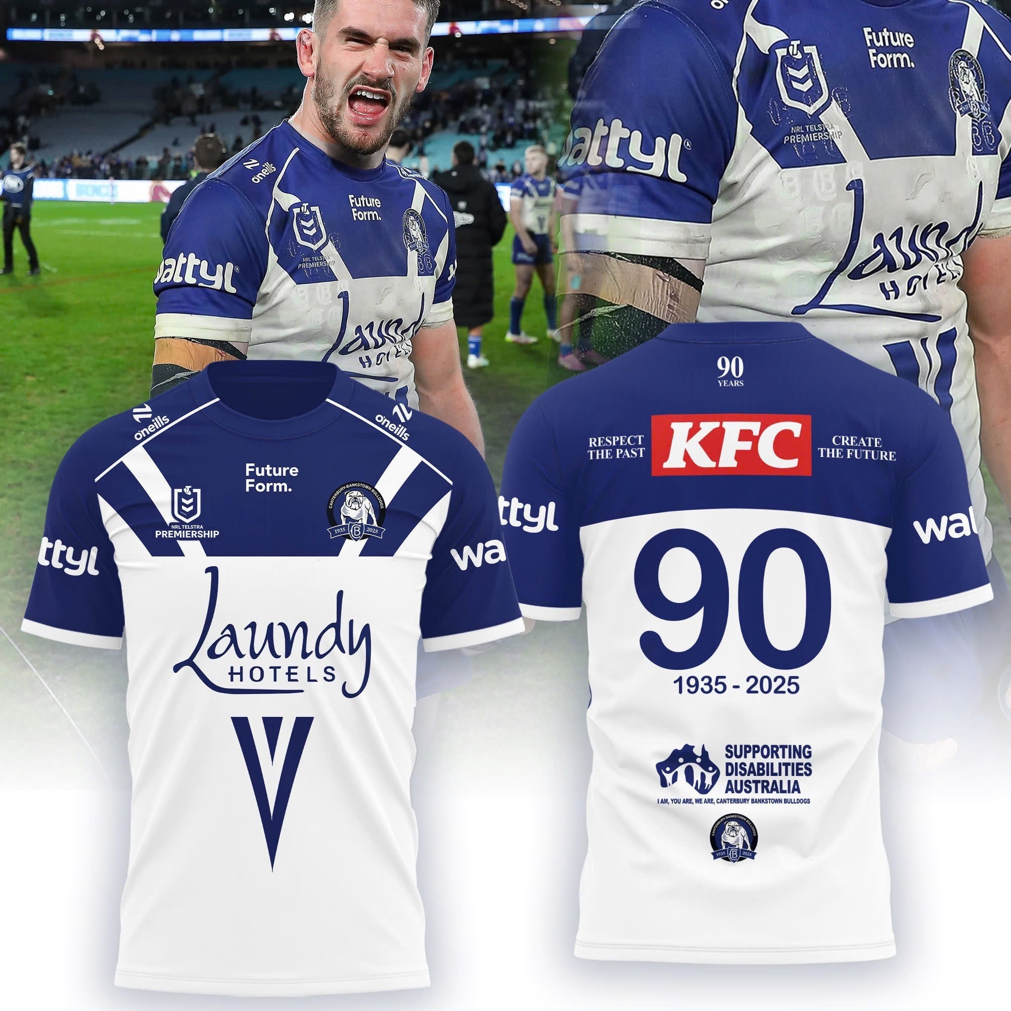 Canterbury-Bankstown Bulldogs 2025 New T-shirt