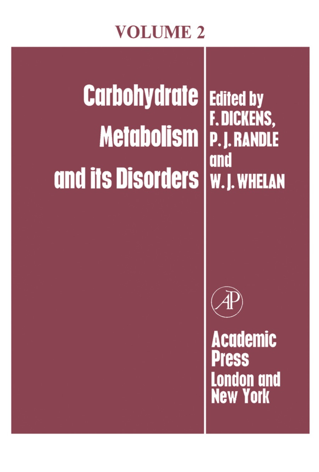 Carbohydrate Metabolism And Its Disorders  â€“ PDF/EPUB Version Downloadable