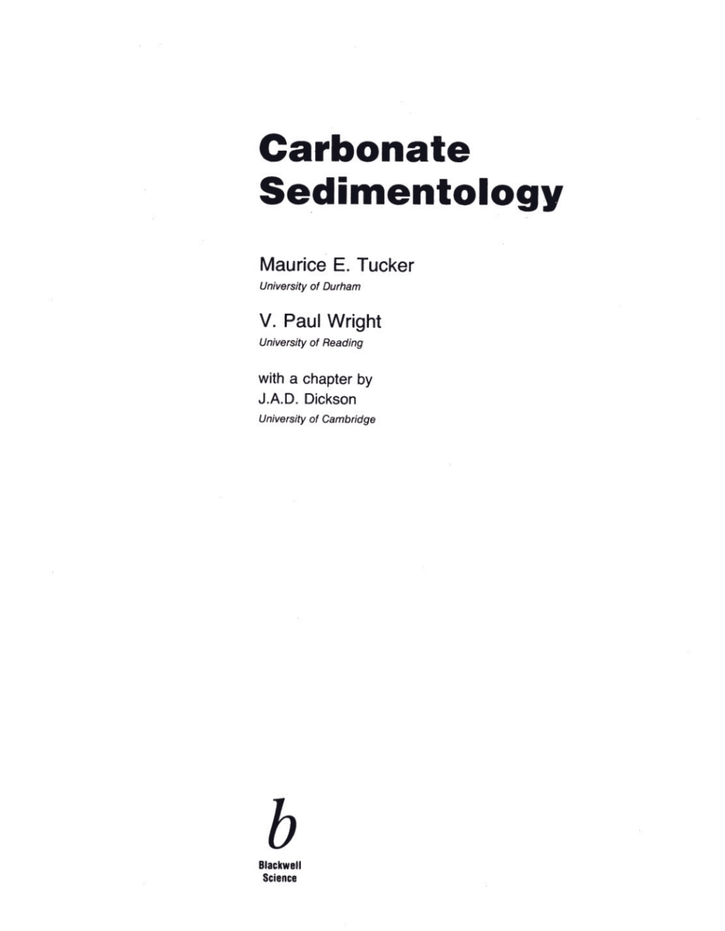 Carbonate Sedimentology 1st Edition â€“ PDF/EPUB Version Downloadable
