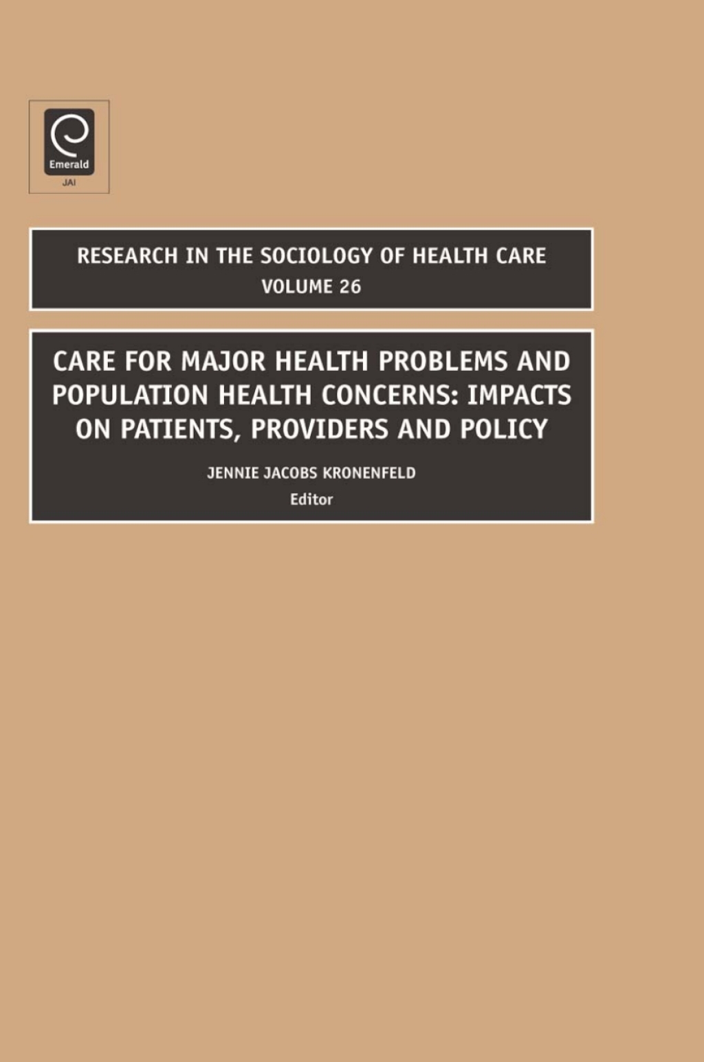 Care for Major Health Problems and Population Health Concerns Impacts on Patients, Providers and Policy â€“ PDF/EPUB Version Downloadable