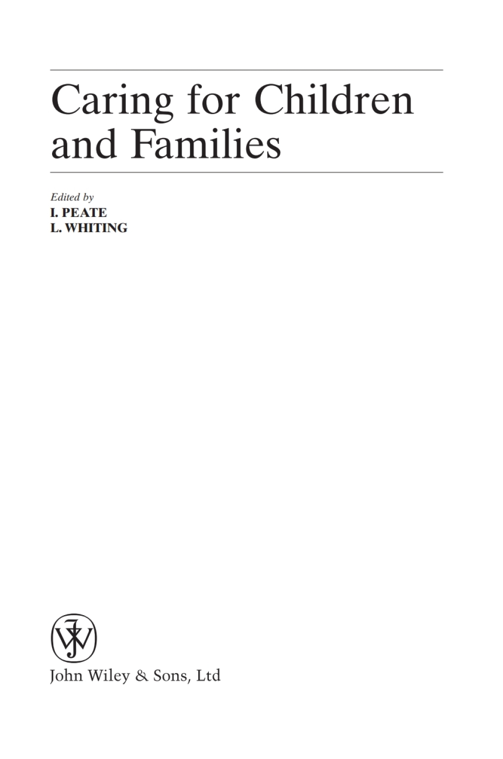 Caring for Children and Families 1st Edition â€“ PDF/EPUB Version ...